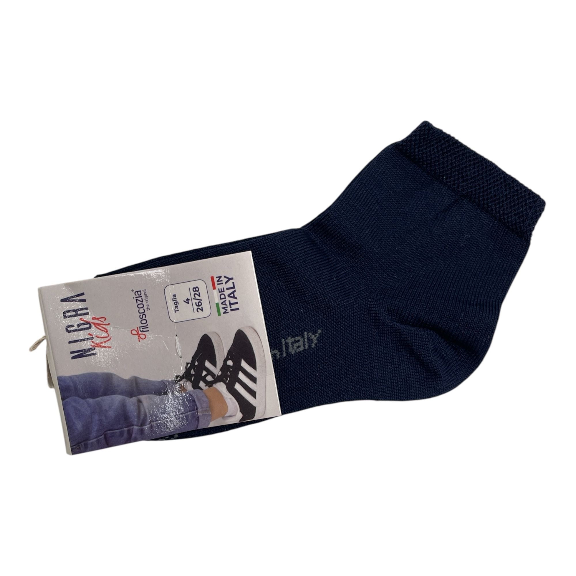 CALZA CORTA COTONE FILO DI SCOZIA NIGRA ART.SANDRO - Boutique dell'Intimo e del Neonato