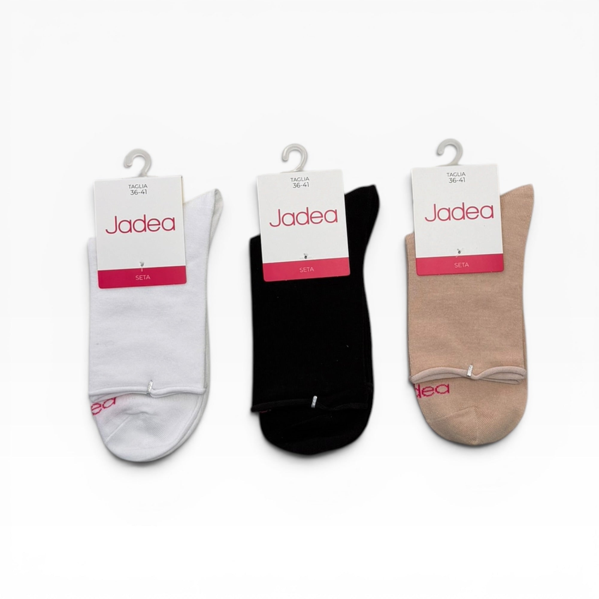 Calza Corta Donna in Misto Cotone e Seta Smollato Jadea Art.JCH401 - Boutique dell'Intimo e del Neonato
