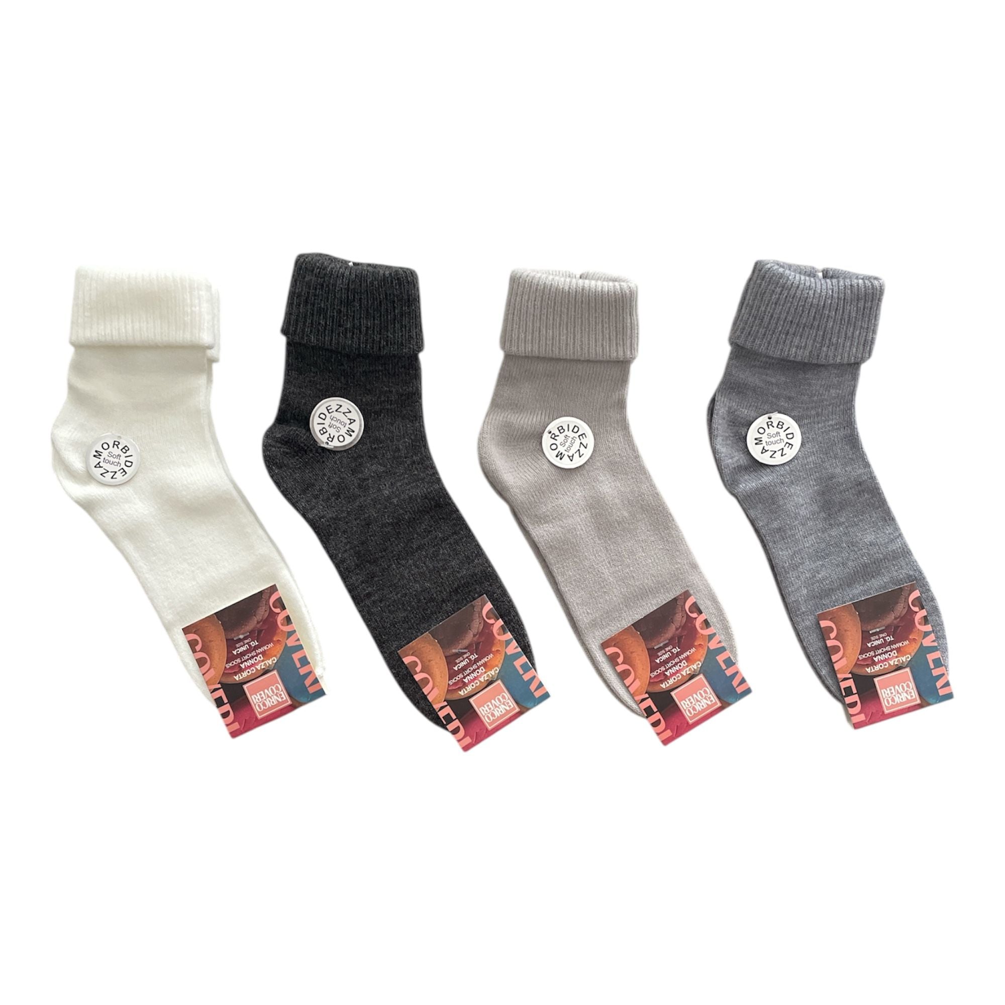 Calza Corta Donna Soft - Touch Morbidezza Enrico Coveri Art.PIUMOSO - Boutique dell'Intimo e del Neonato