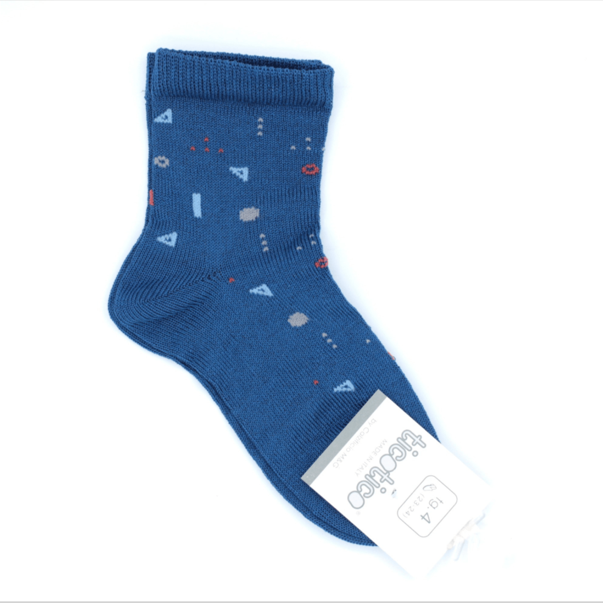 CALZA CORTA Fantasia NEONATO TICOTICO ART.NM2507 - BOUTIQUE INTIMO E NEONATO