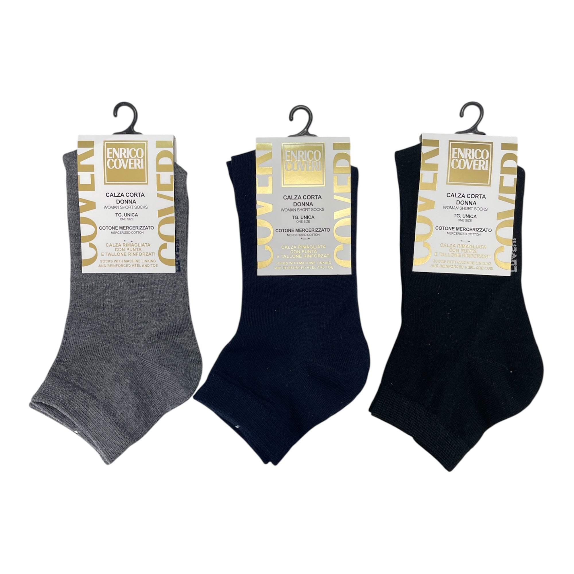 Calza corta in cotone Enrico Coveri Art.Mango - Boutique dell'Intimo e del Neonato