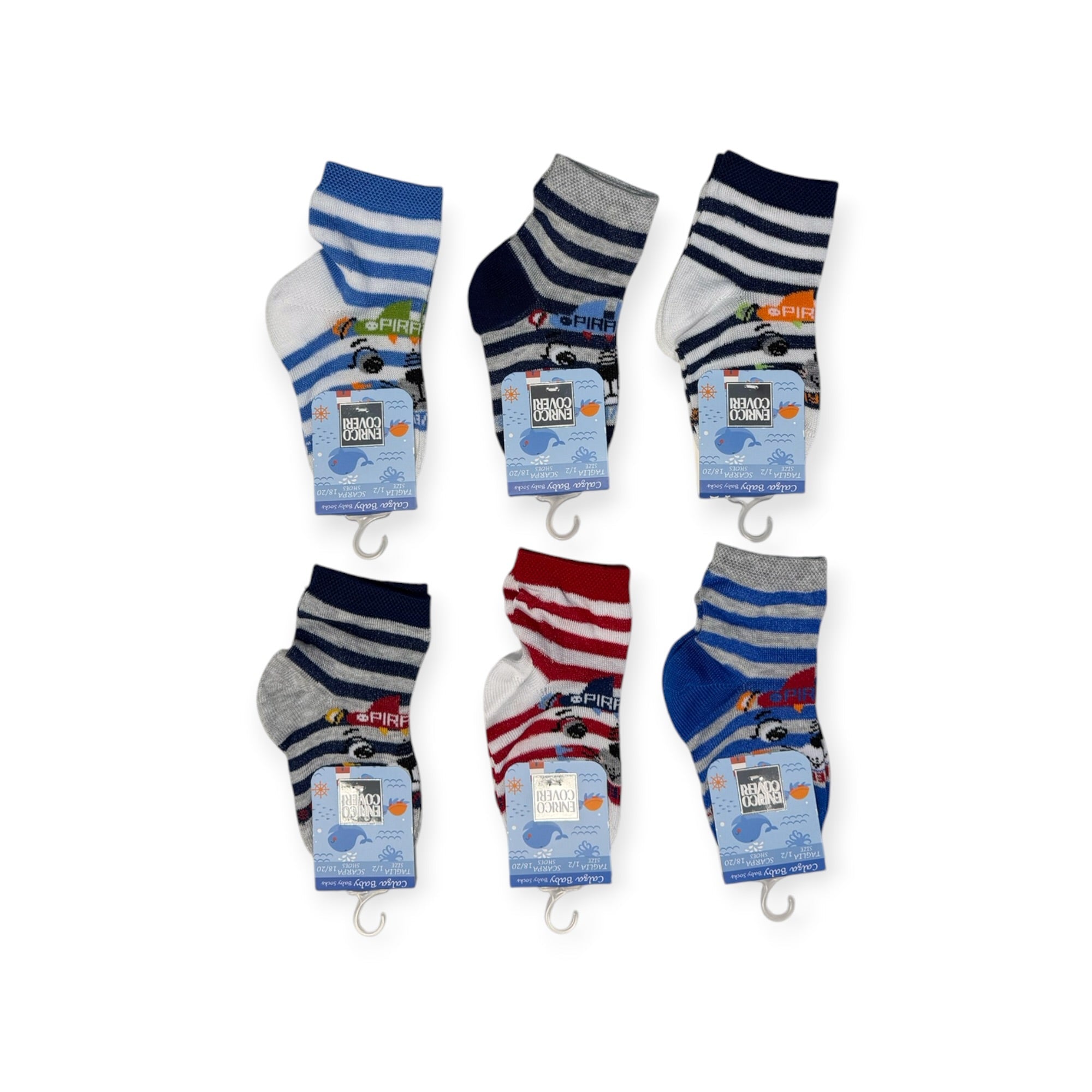 Calza Corta Neonato in Cotone Enrico Coveri Art.PETITE 320 - Boutique dell'Intimo e del Neonato