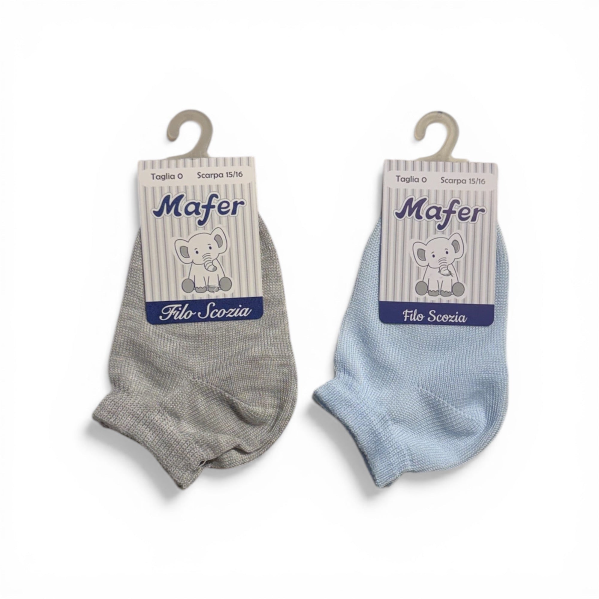 Calza Corta Neonato in Cotone Tinta Unita Mafer Art.BMC4004 - Boutique dell'Intimo e del Neonato