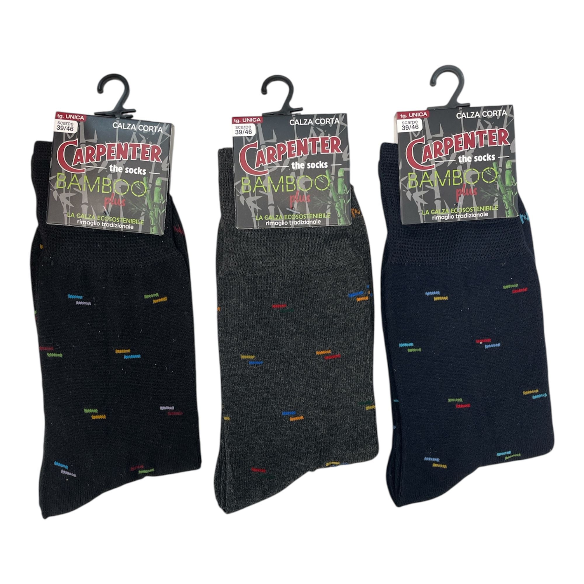 Calza Corta Uomo in Caldo Cotone Bamboo Carpenter Art.N546 - Boutique dell'Intimo e del Neonato