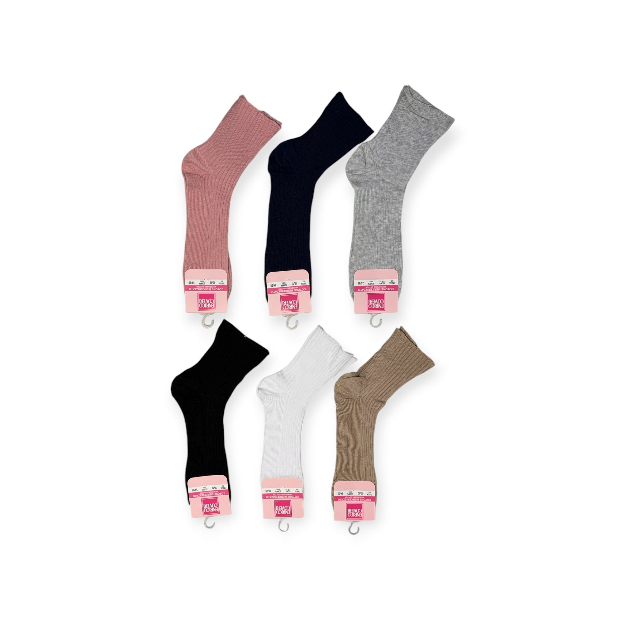 Calza Lunga Bimba in Cotone Costina Enrico Coveri Art.CUTE - 1ASS - Boutique dell'Intimo e del Neonato