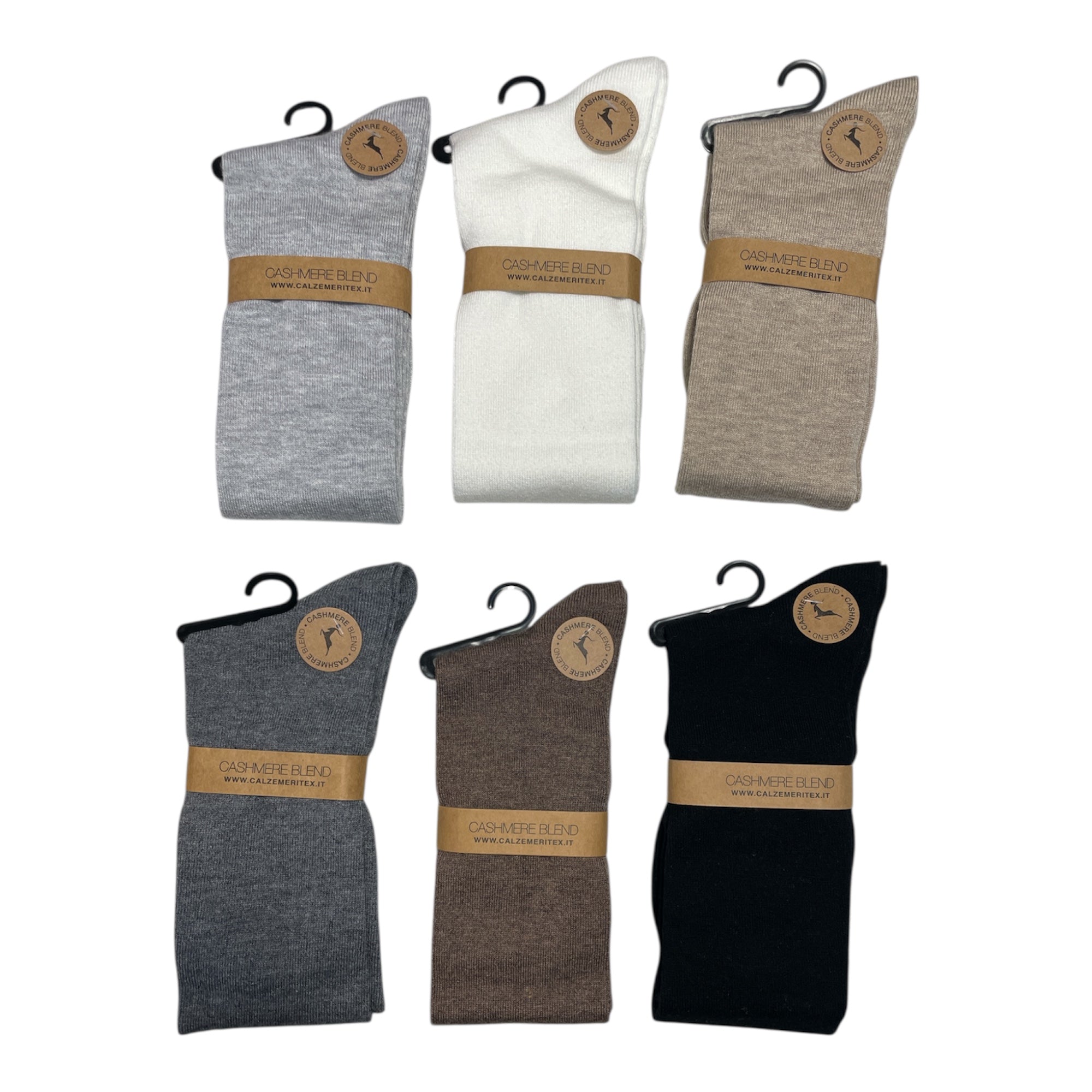 Calza Lunga Donna in Caldo Cotone e Cashmere Liscio Meritex Art.840 - Boutique dell'Intimo e del Neonato