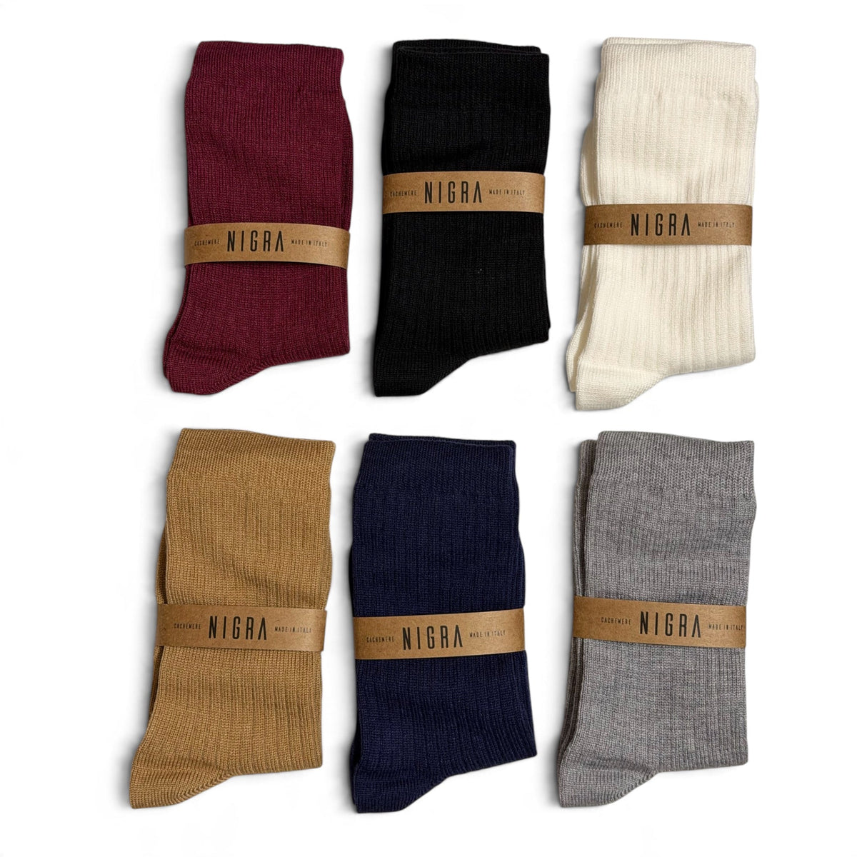 Calza Lunga Donna in Cotone e Cashmere Tinta Unita Nigra Art.780C - Boutique dell'Intimo e del Neonato