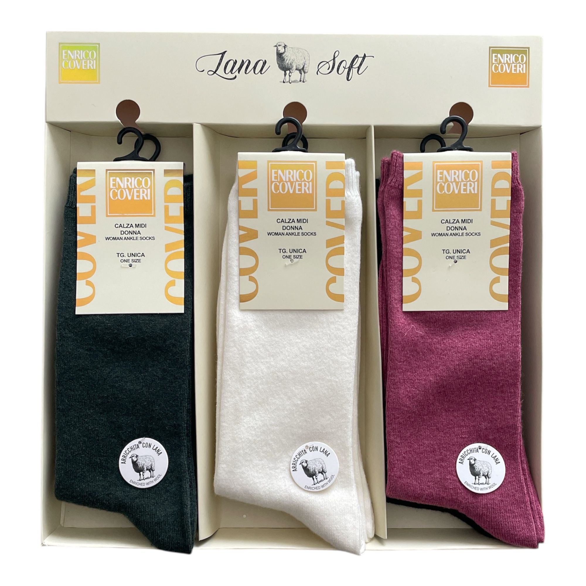 Calza Midi Donna Lana Soft Enrico Coveri Art.LANASOFT - WM - 1M - Boutique dell'Intimo e del Neonato