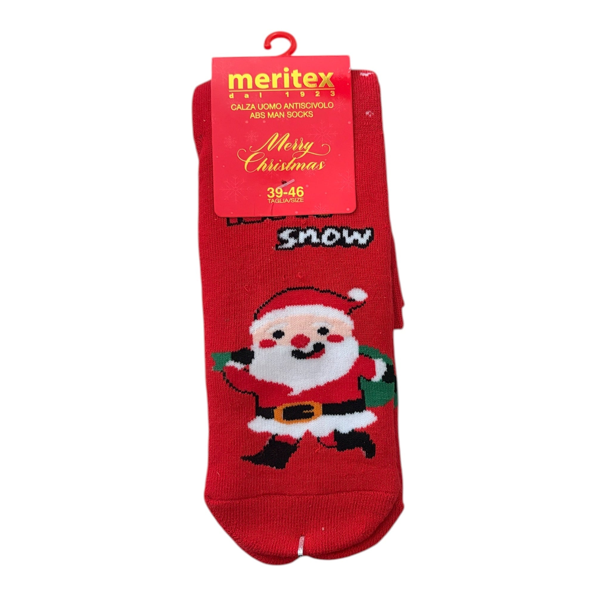 Calze Antiscivolo Unisex Natalizie in Caldo Cotone Meritex Art.9820N - Boutique dell'Intimo e del Neonato
