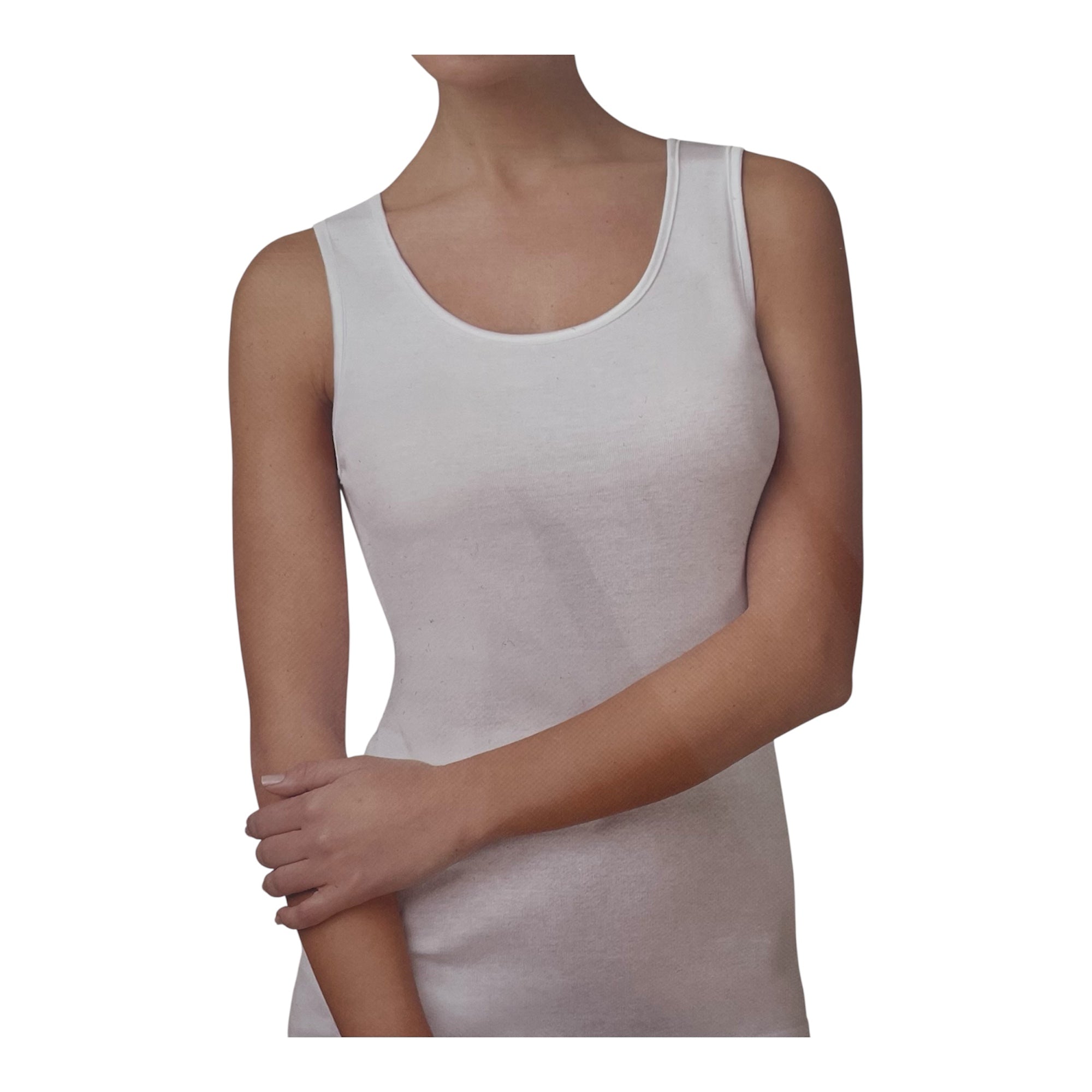 Canotta Spalla Larga in Cotone 100% Jadea Art.9004 - Boutique dell'Intimo e del Neonato