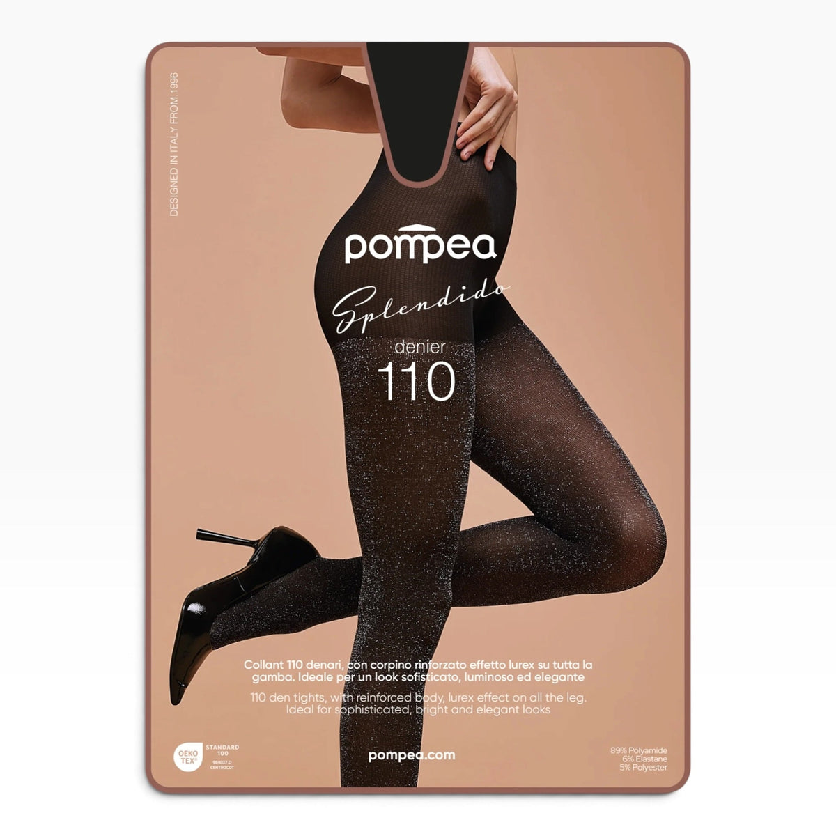 Collant Donna Coprente in Lame Moda 110 Den Pompea Art.SPLENDIDO - Boutique dell'Intimo e del Neonato