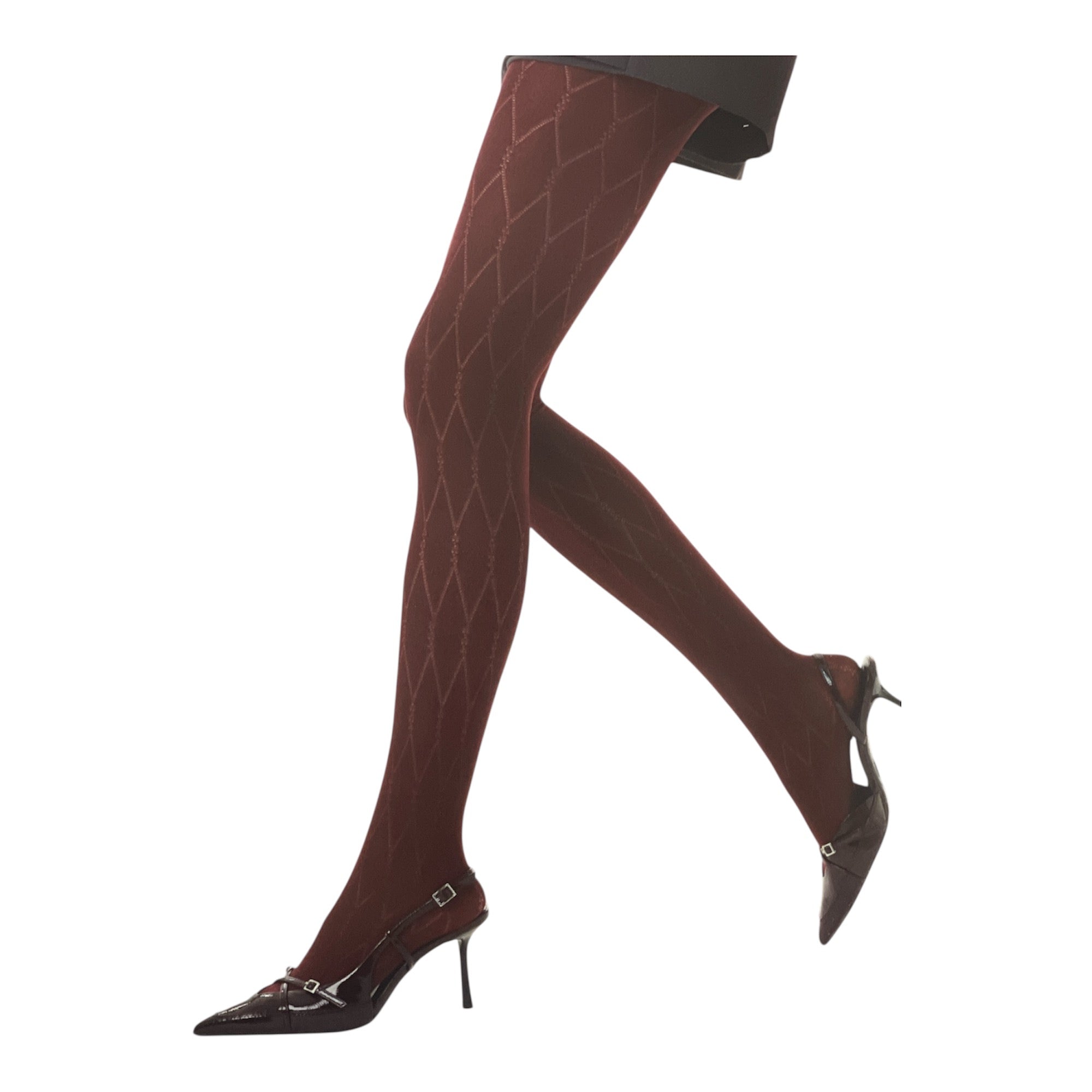 Collant Donna in Microfibra 50 Den Disegno incrocio Rombi Meri Art.ROMBI MICRO 50 - Boutique dell'Intimo e del Neonato