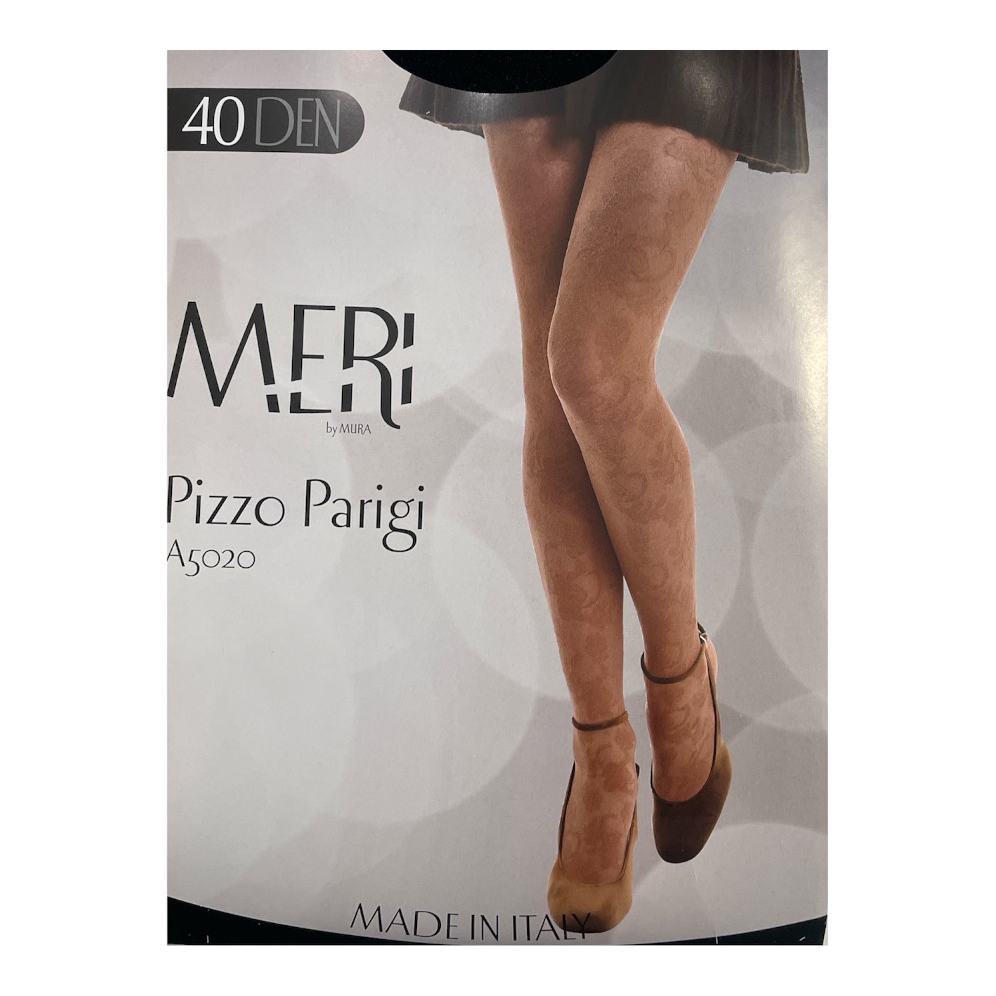 Collant Donna in Tulle Lycra 40 Den Disegno Pizzo Meri Art.A5020 - Boutique dell'Intimo e del Neonato