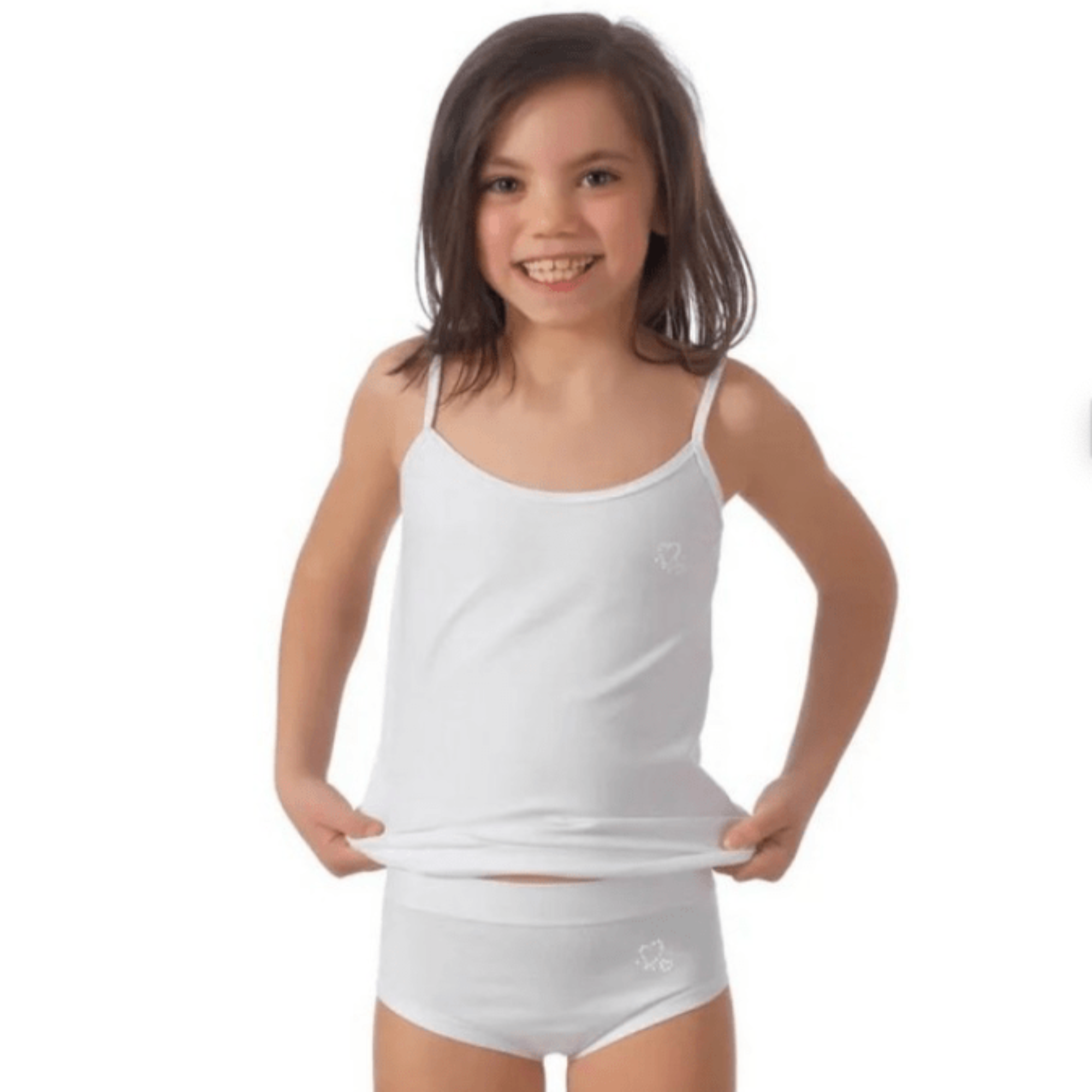 COMPLETO BIMBA CANOTTA SPALLA STRETTA+SLIP PICCOLI RISVEGLI ART.90/C - BOUTIQUE INTIMO E NEONATO
