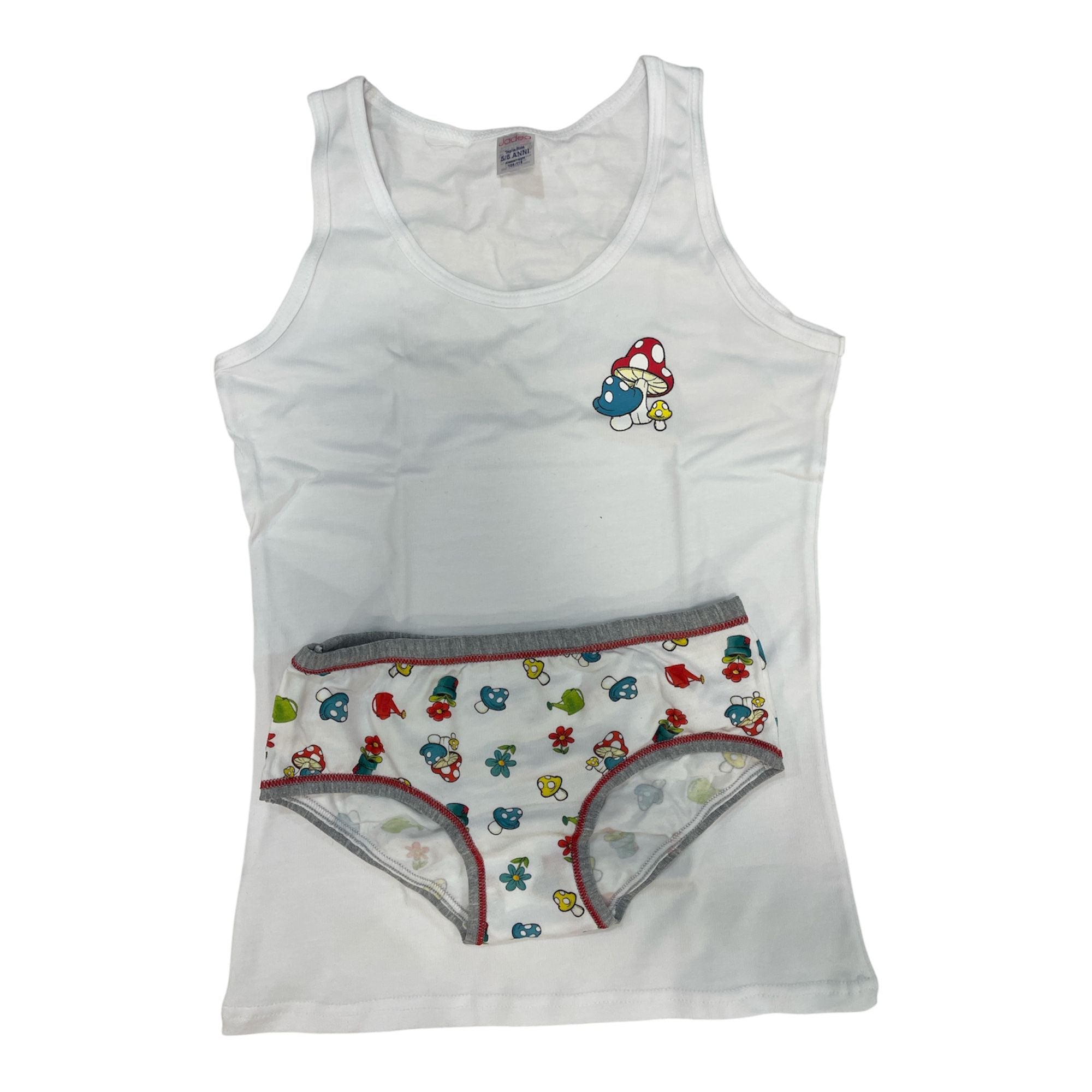Completo Bimba Slip + Canotta Spalla Larga in Cotone Jadea Art.379 - Boutique dell'Intimo e del Neonato