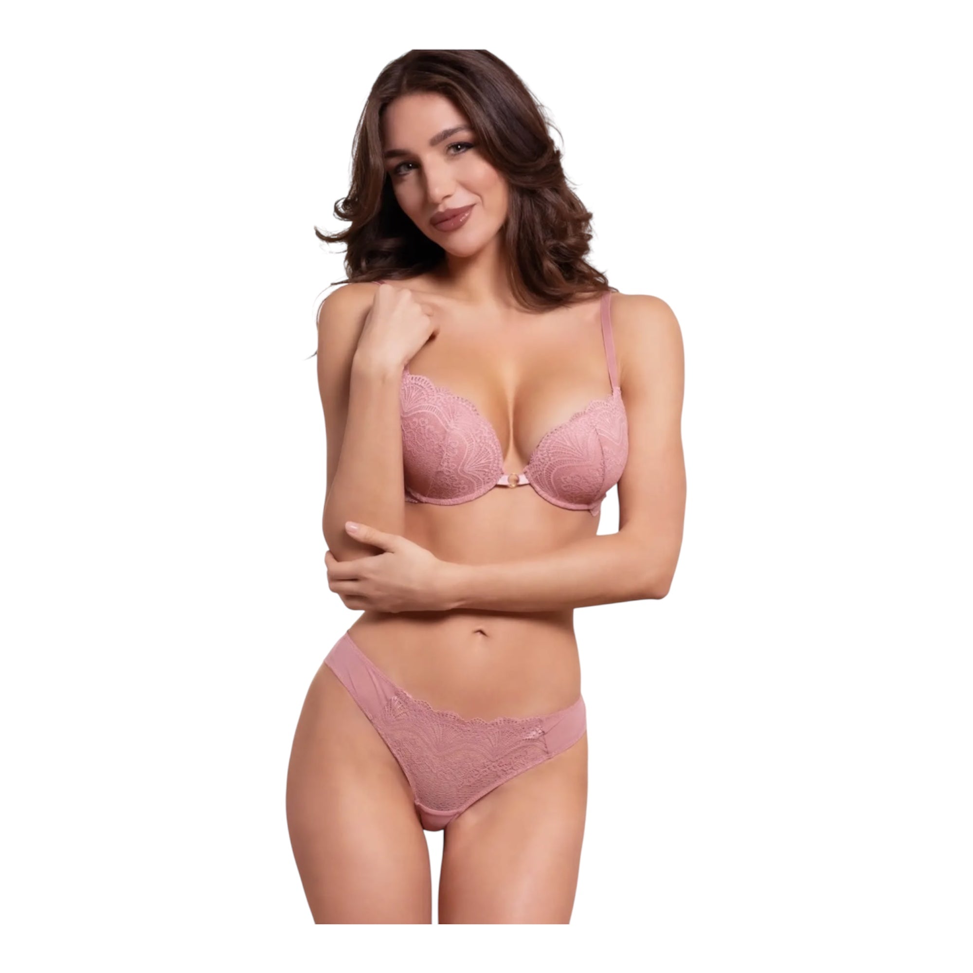 Completo Donna Push - Up e Brasiliana in Pizzo Love and Bra Art.93397 - Boutique dell'Intimo e del Neonato