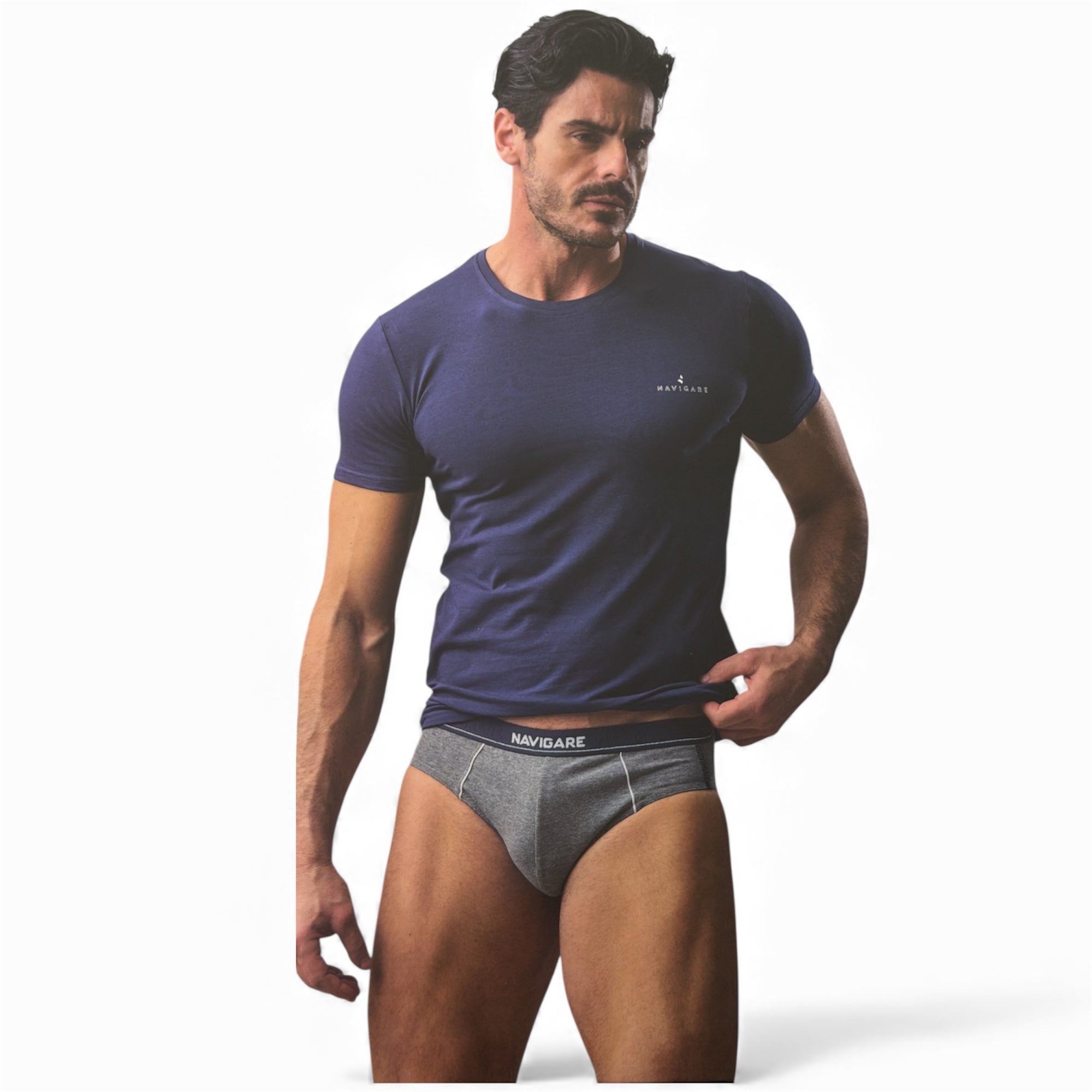Completo Uomo T-Shirt Girocollo e Slip Navigare Art.21563S - Boutique dell'Intimo e del Neonato