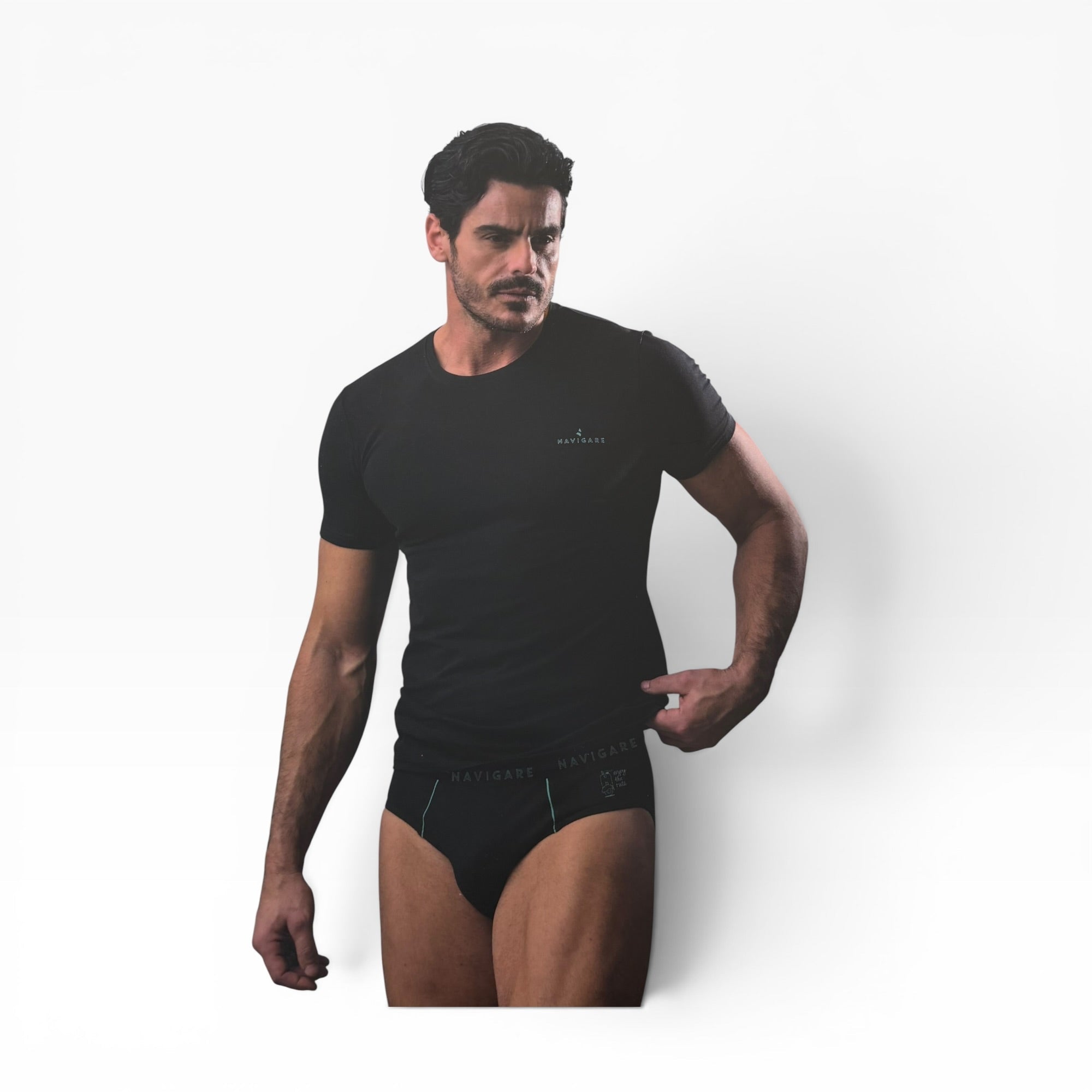 Completo Uomo T-Shirt Girocollo e Slip Navigare Art.21567S - Boutique dell'Intimo e del Neonato