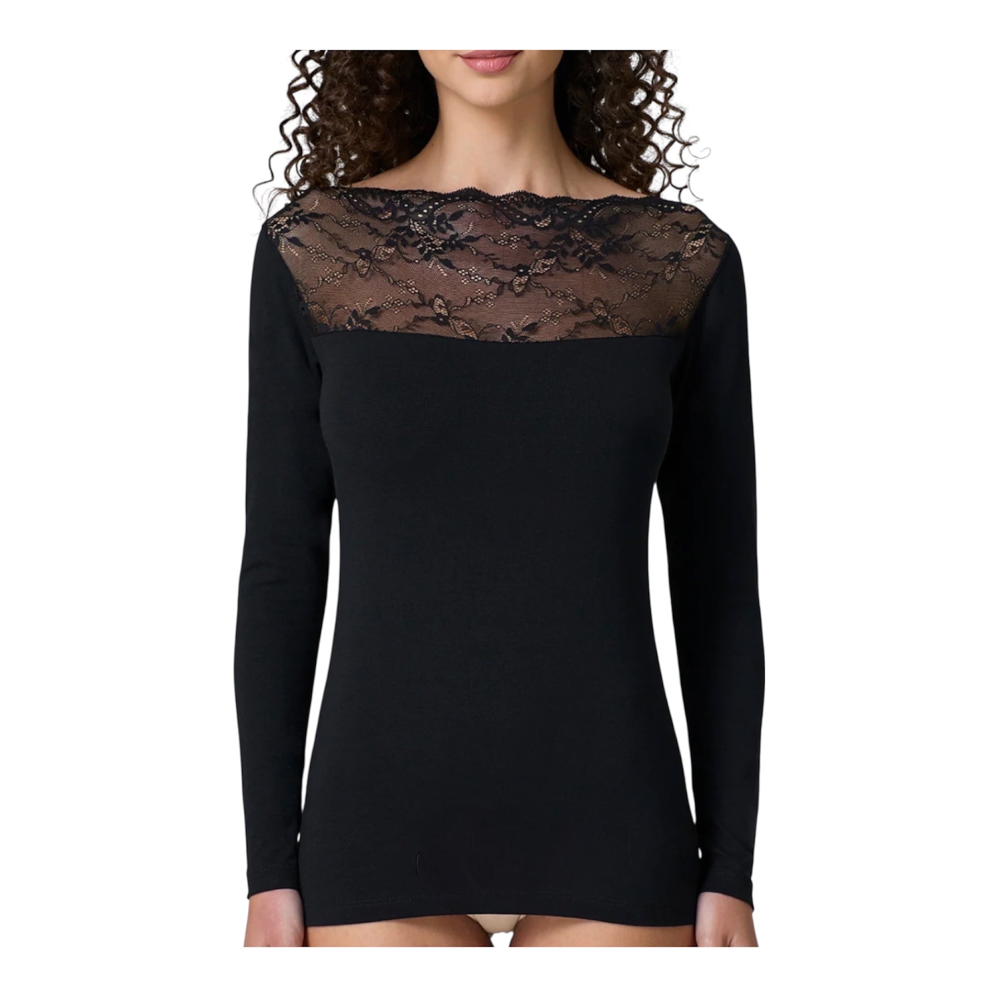 Maglia Donna Manica Lunga Sottogiacca in Cotone Modal Jadea Art.4464 - Boutique dell'Intimo e del Neonato