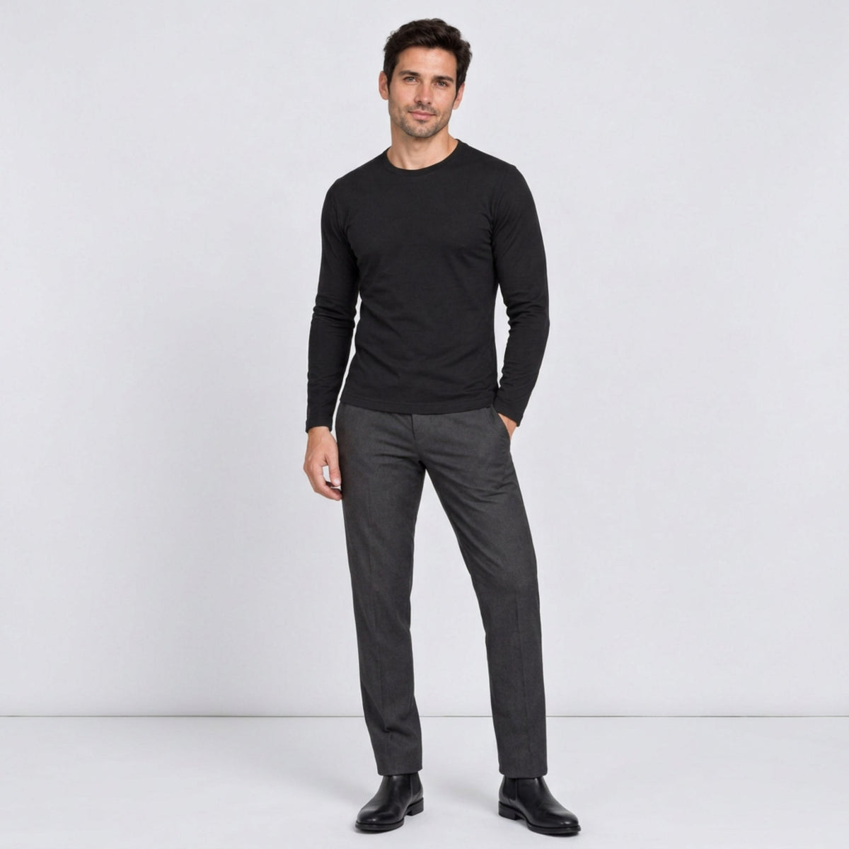 Maglia Uomo Manica Lunga Termica Girocollo Mansuè Art.LIVIGNO - Boutique dell'Intimo e del Neonato