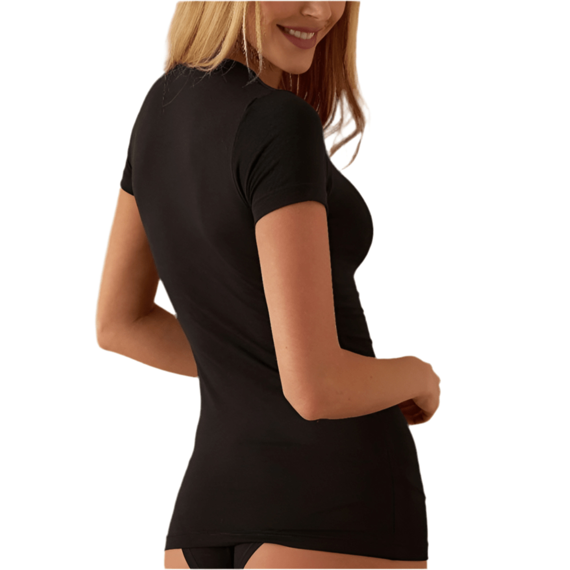 MEZZA MANICA GIROCOLLO JADEA ART.4180 - COTONE ELASTICIZZATO MODAL - Boutique dell'Intimo e del Neonato