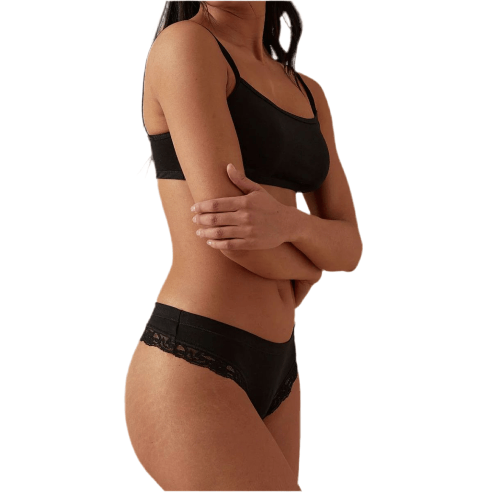 PERIZOMA CON BORDO IN PIZZO JADEA ART.519 IN COTONE ELASTICIZZATO - Boutique dell'Intimo e del Neonato