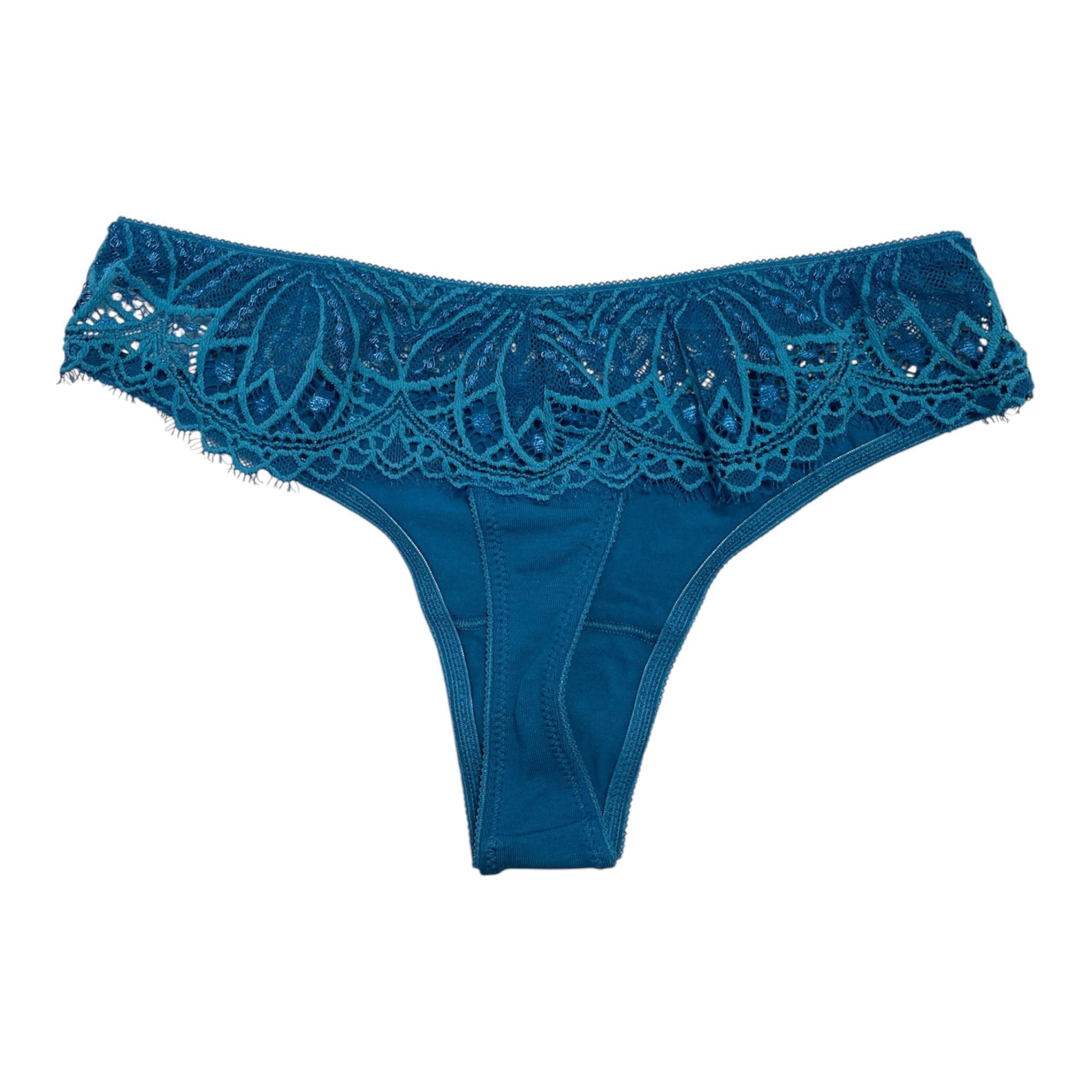 Perizoma Donna Fantasia Moda in Cotone e Pizzo Jadea Chic Art.6046 - Boutique dell'Intimo e del Neonato