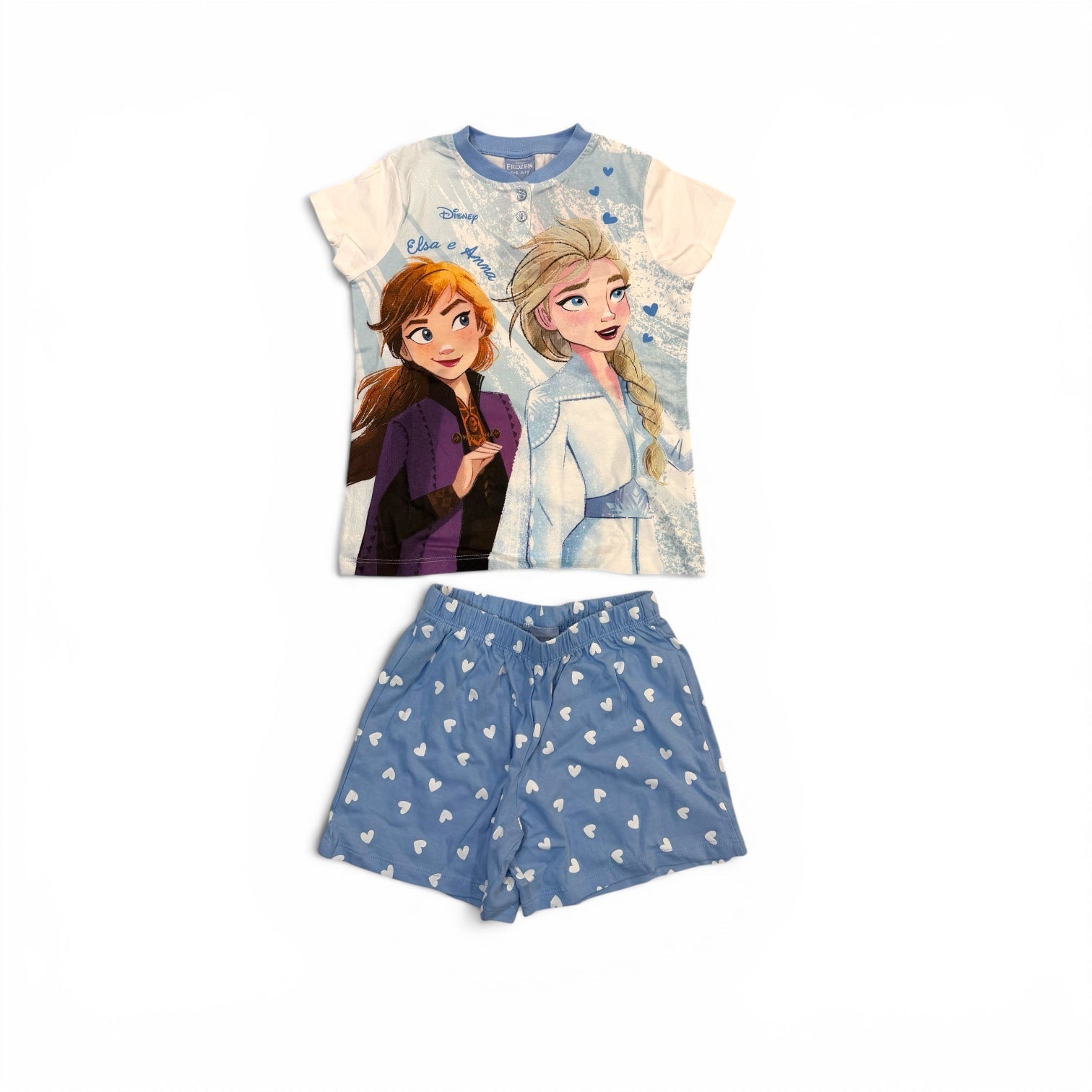 Pigiama Bimba Corto in Cotone Jersey Sabor Disney FROZEN Art.DY50A2279 - Boutique dell'Intimo e del Neonato