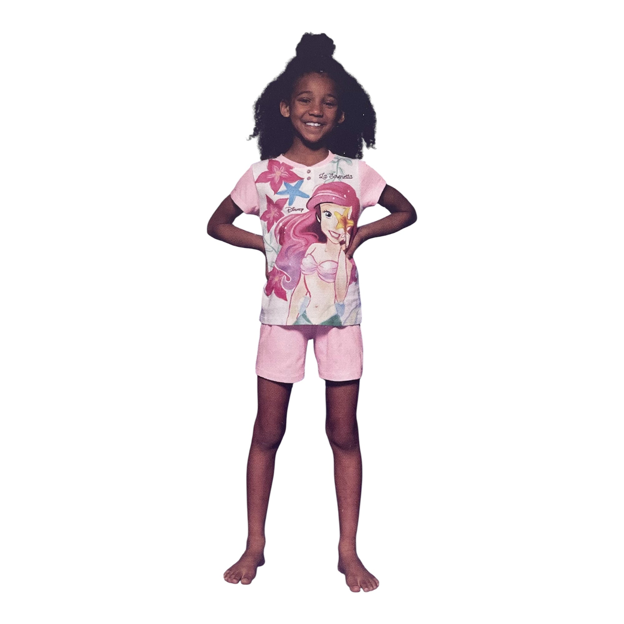 Pigiama Bimba Corto in Cotone Jersey Sabor Disney Principesse Ariel Art. DY50A2281 - Boutique dell'Intimo e del Neonato