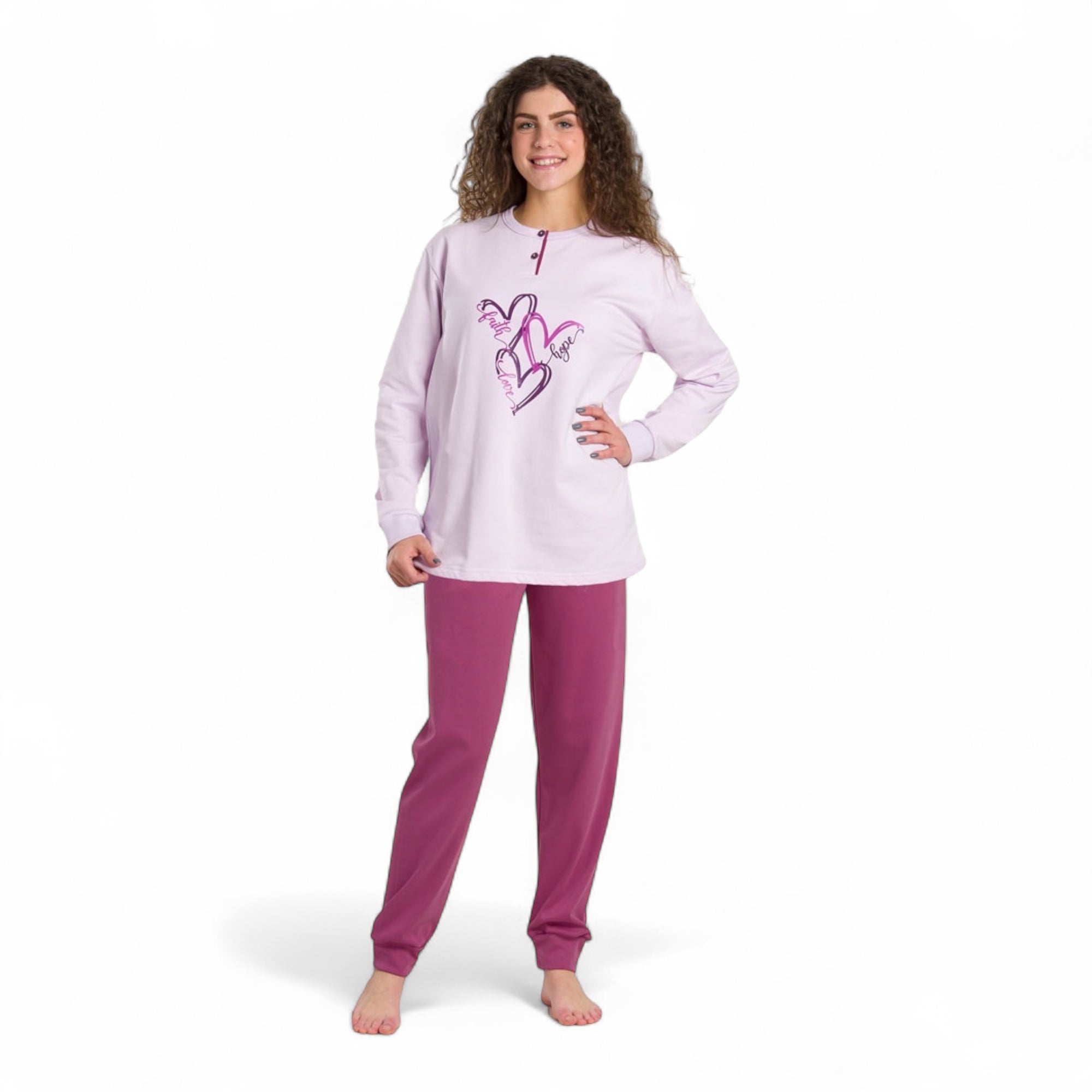 Pigiama Bimba Lungo in Cotone Interlock Serafino Martellina Art.M4005 - Boutique dell'Intimo e del Neonato