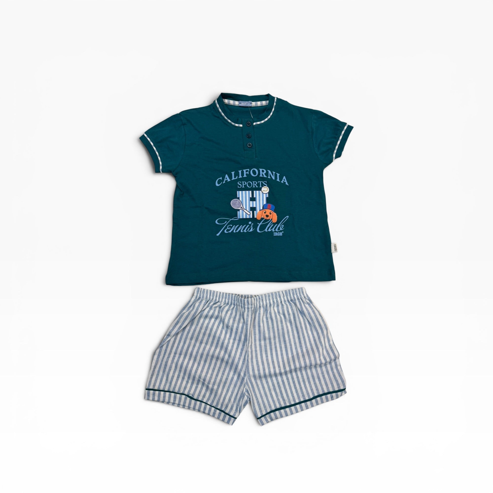 Pigiama Bimbo Corto in Cotone Jersey Serafino Irge Art.IKC560 - Boutique dell'Intimo e del Neonato