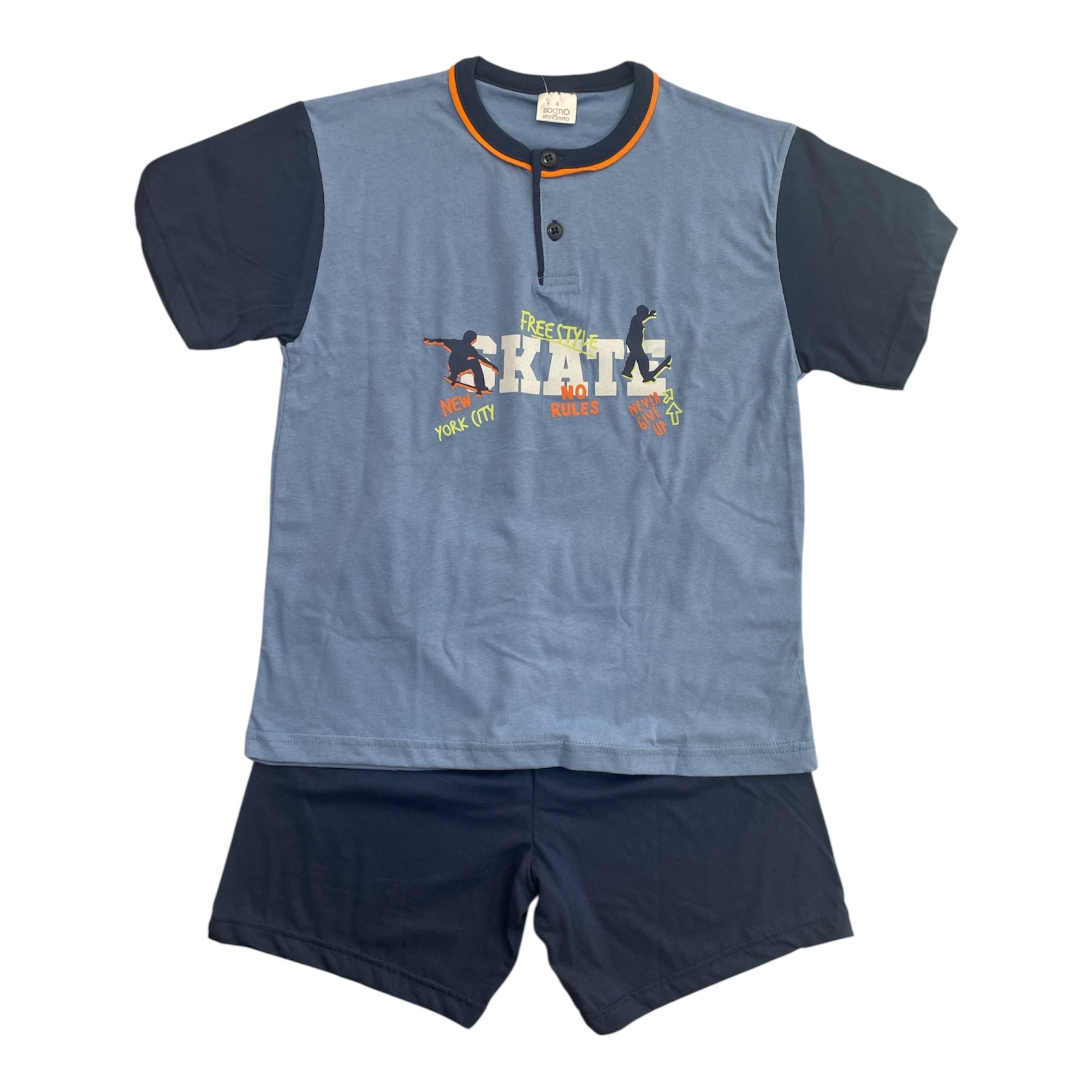 Pigiama Bimbo Corto in Cotone Jersey SognoSondesto Art.ESG12004 - Boutique dell'Intimo e del Neonato