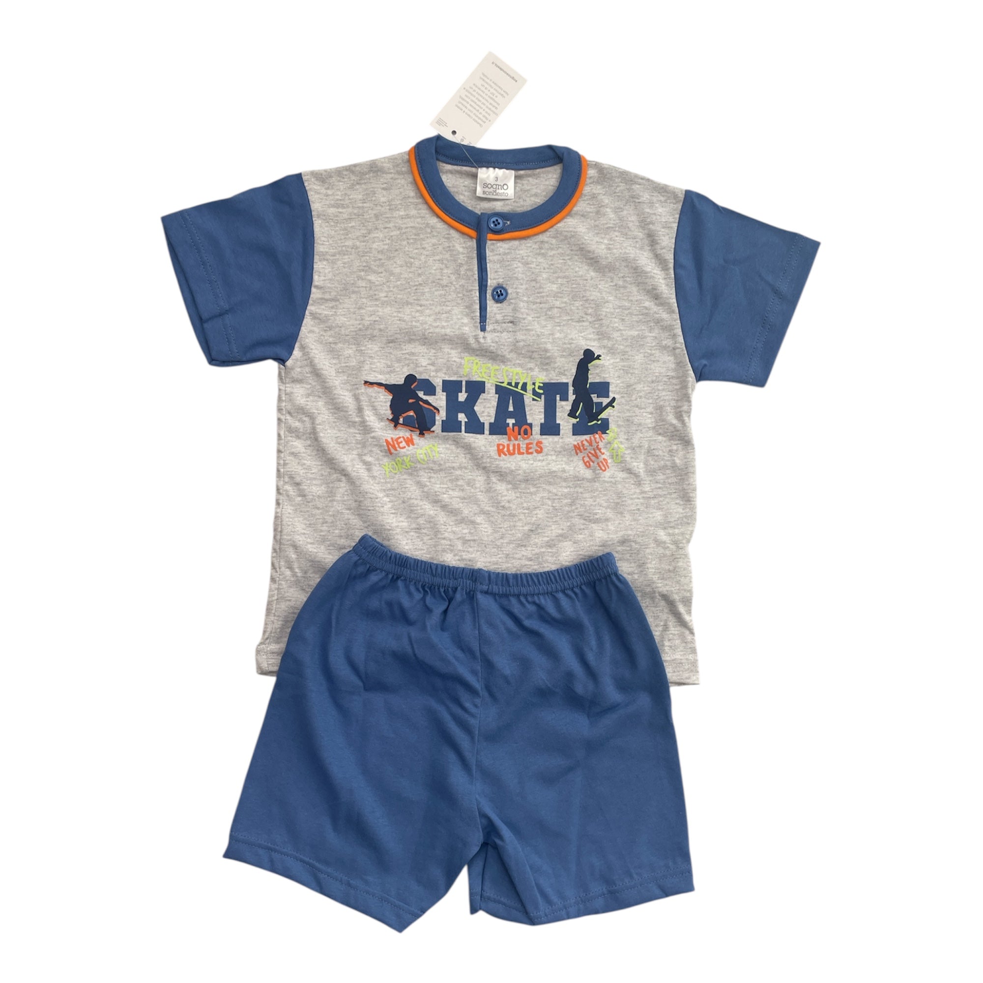 Pigiama Bimbo Corto in Cotone Jersey SognoSondesto Art.ESG12004 - Boutique dell'Intimo e del Neonato