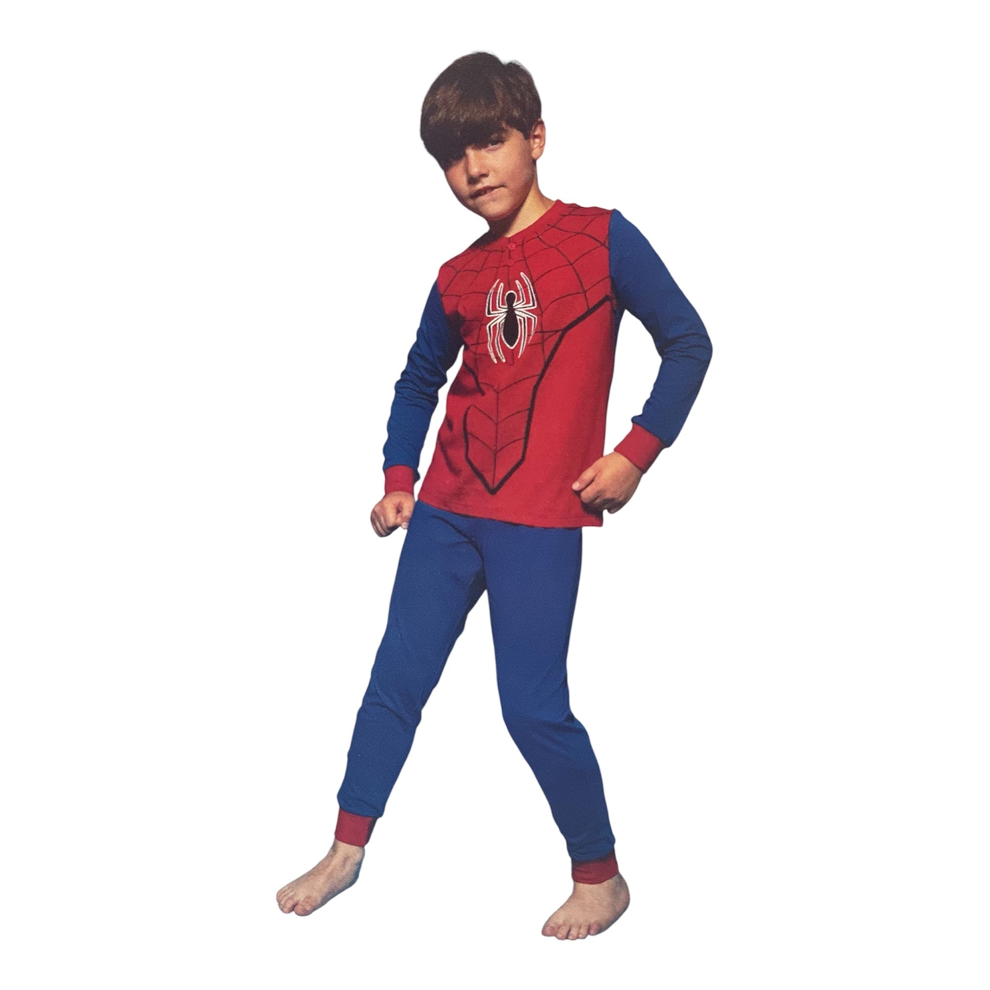 Pigiama Bimbo Lungo Cotone Jersey Sabor Marvel Spiderman Art.MV40M4501 - Boutique dell'Intimo e del Neonato