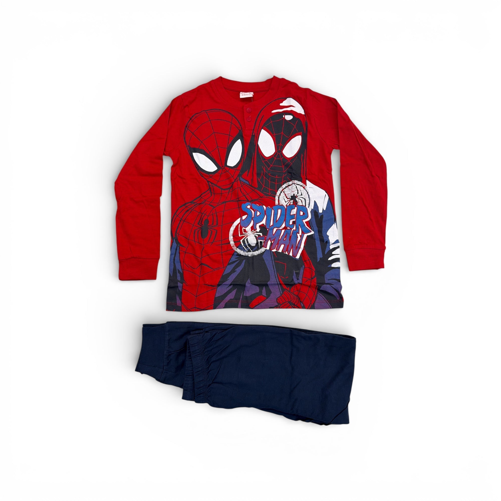 Pigiama Bimbo Lungo Cotone Jersey Sabor Marvel Spiderman Art.MV40M7706 - Boutique dell'Intimo e del Neonato