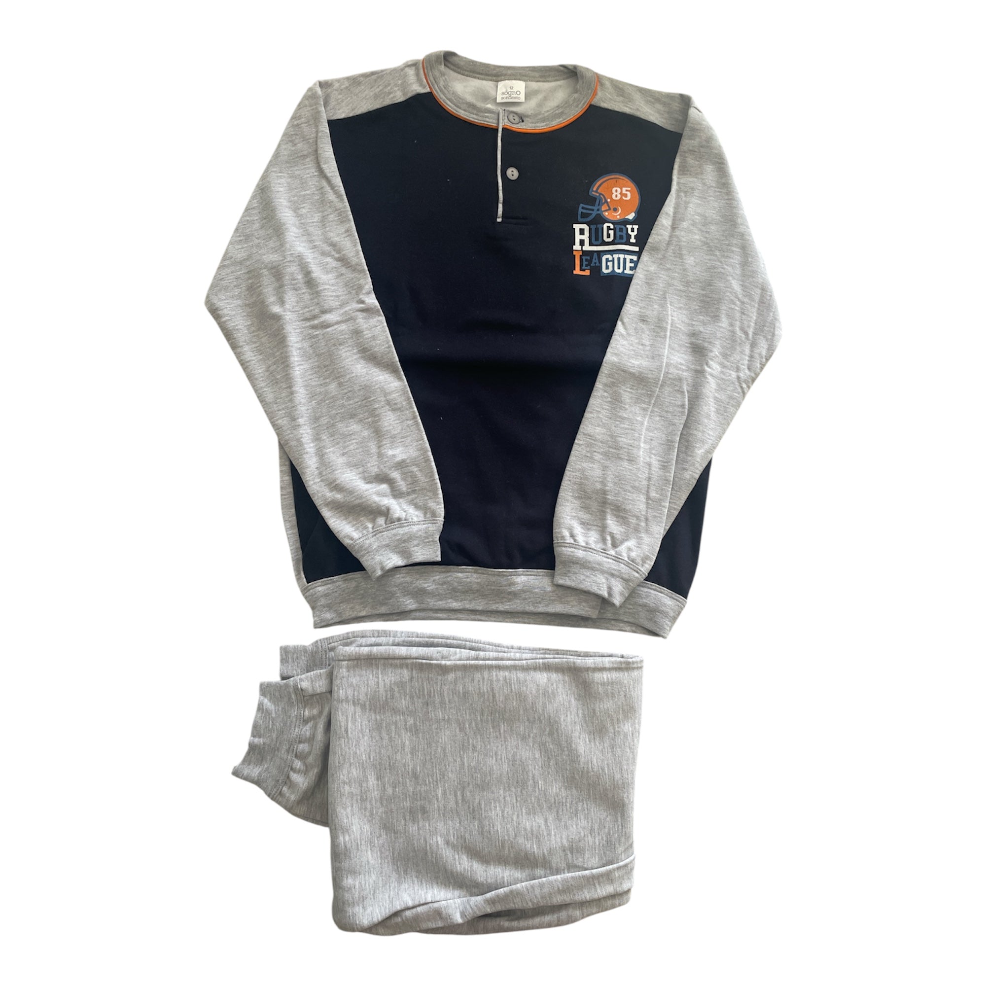 Pigiama Bimbo Lungo in Cotone Felpato Serafino SognoSondesto Art.ISG23523 - Boutique dell'Intimo e del Neonato