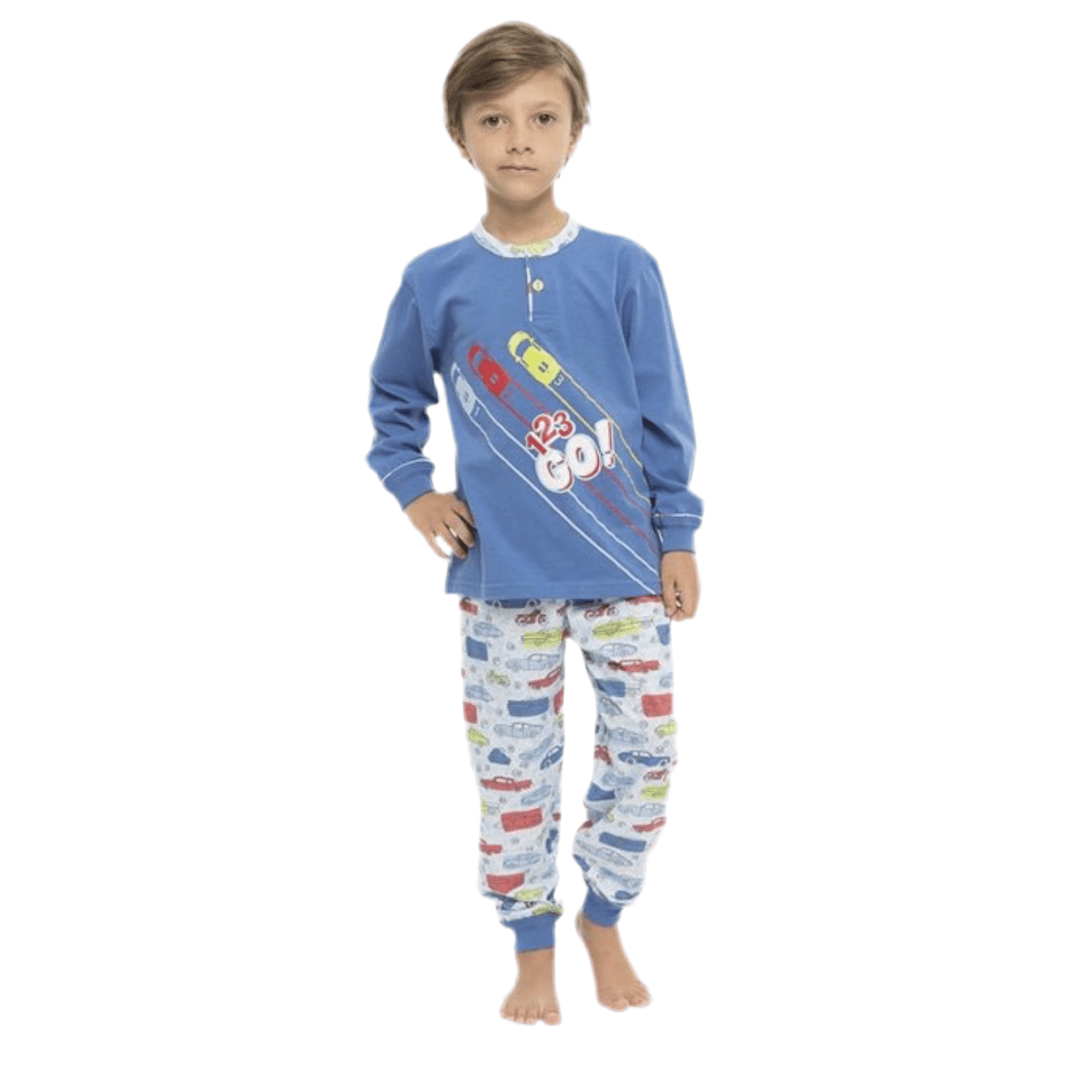 Pigiama Bimbo Lungo in Cotone Jersey Gary Art.P20027 - Boutique dell'Intimo e del Neonato