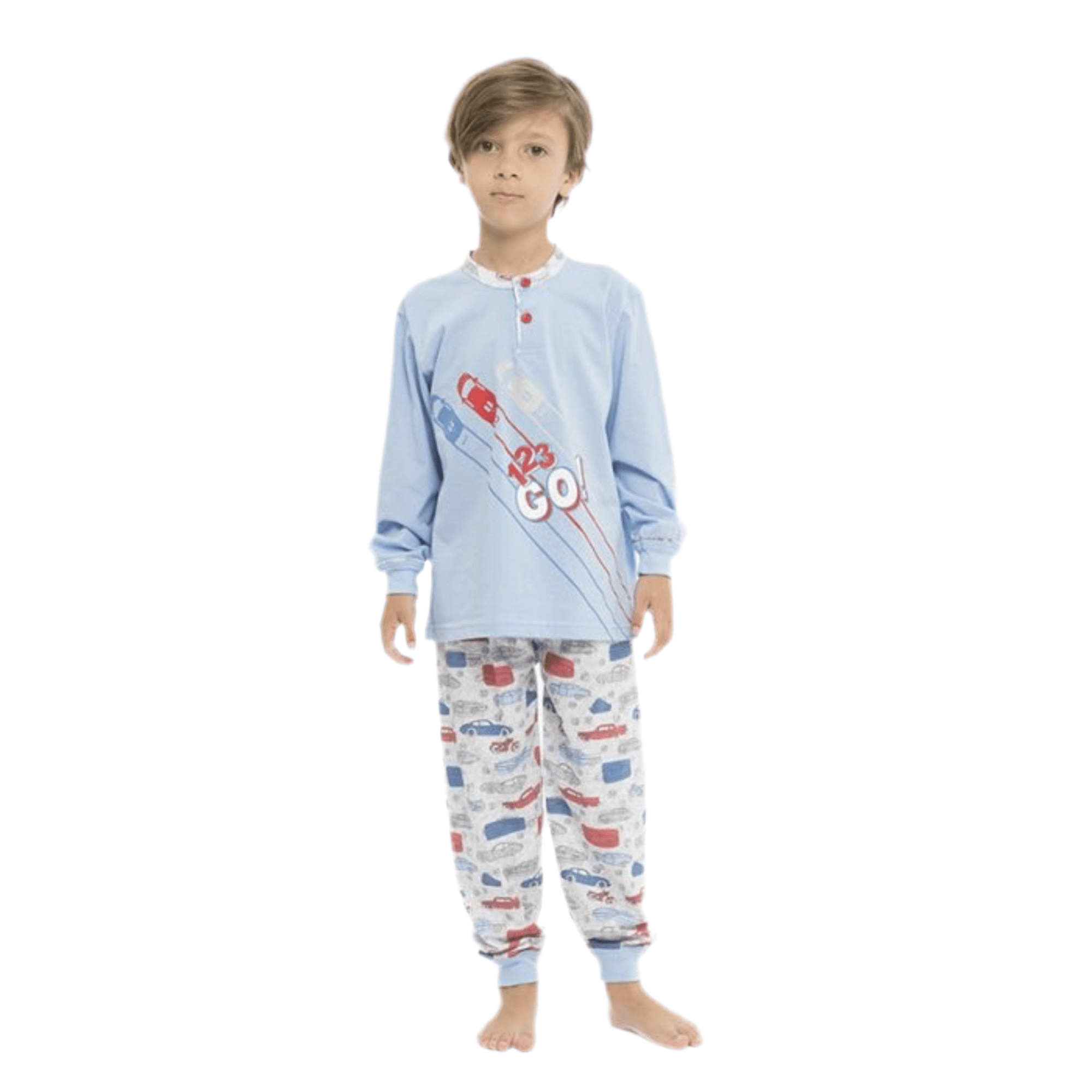 Pigiama Bimbo Lungo in Cotone Jersey Gary Art.P20027 - Boutique dell'Intimo e del Neonato