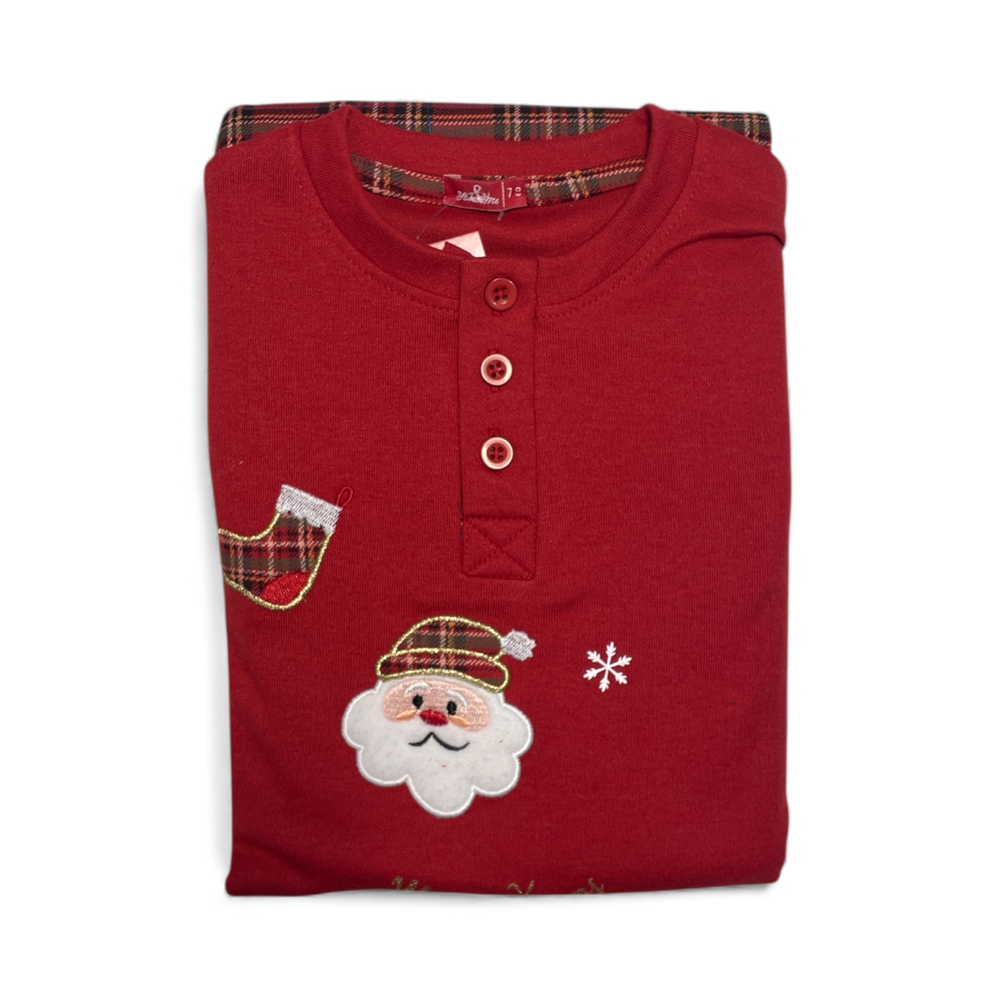 Pigiama Bimbo Natalizio Family in Caldo Cotone Serafino You & Me Art.YMXI715 - Boutique dell'Intimo e del Neonato