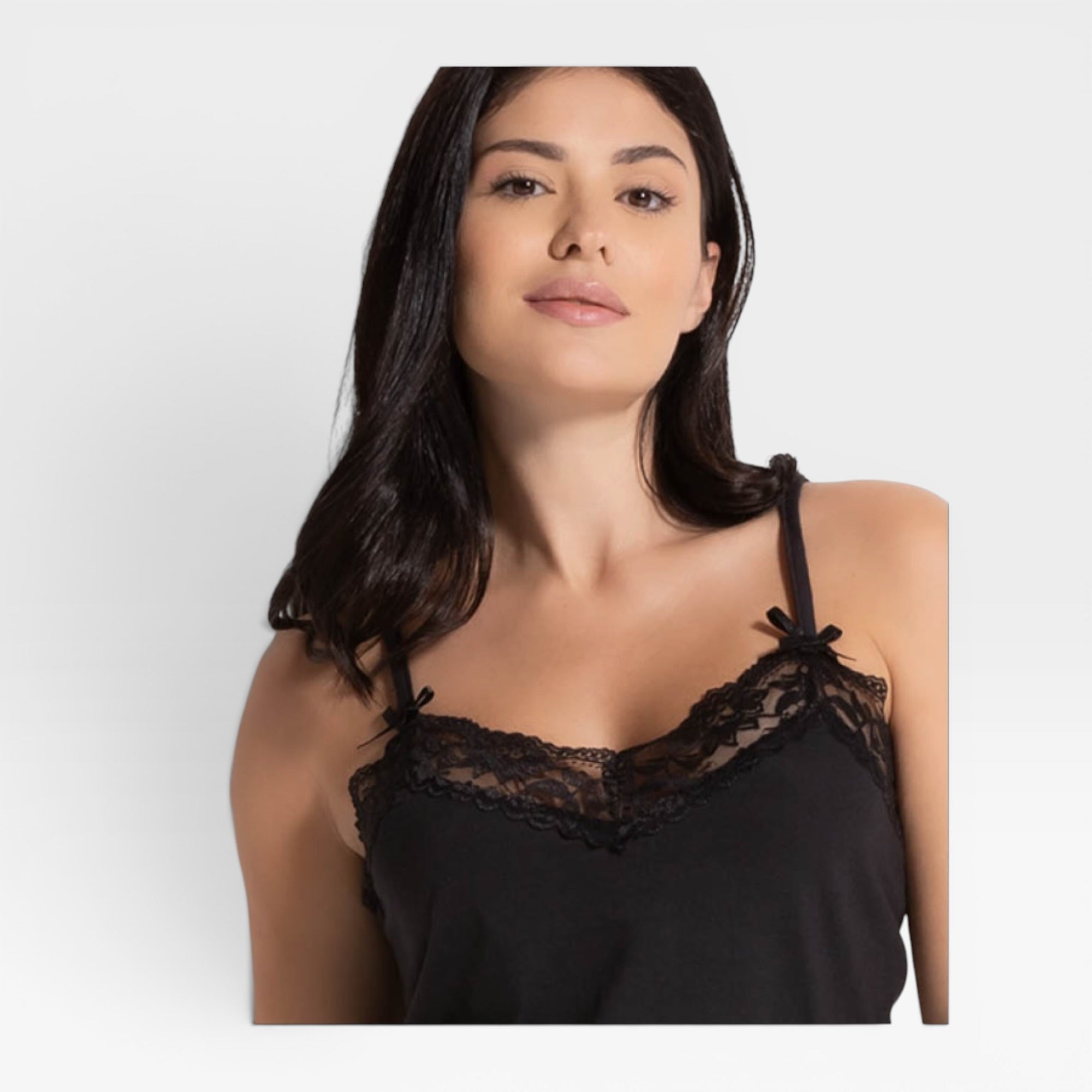 Pigiama Donna Corto in Cotone Jersey Canotta Spalla Stetta Love and Bra Art.103598 - Boutique dell'Intimo e del Neonato