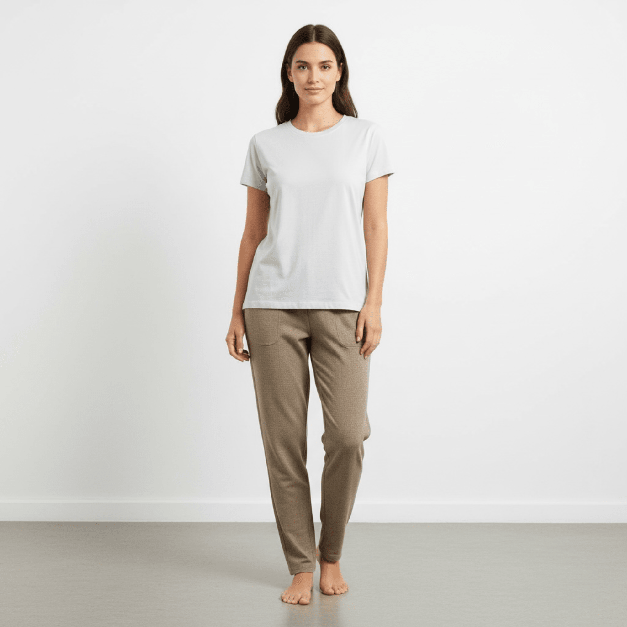 Pigiama Donna Lungo in Cotone Jersey Mezza Manica Jadea Art.3304 - Boutique dell'Intimo e del Neonato