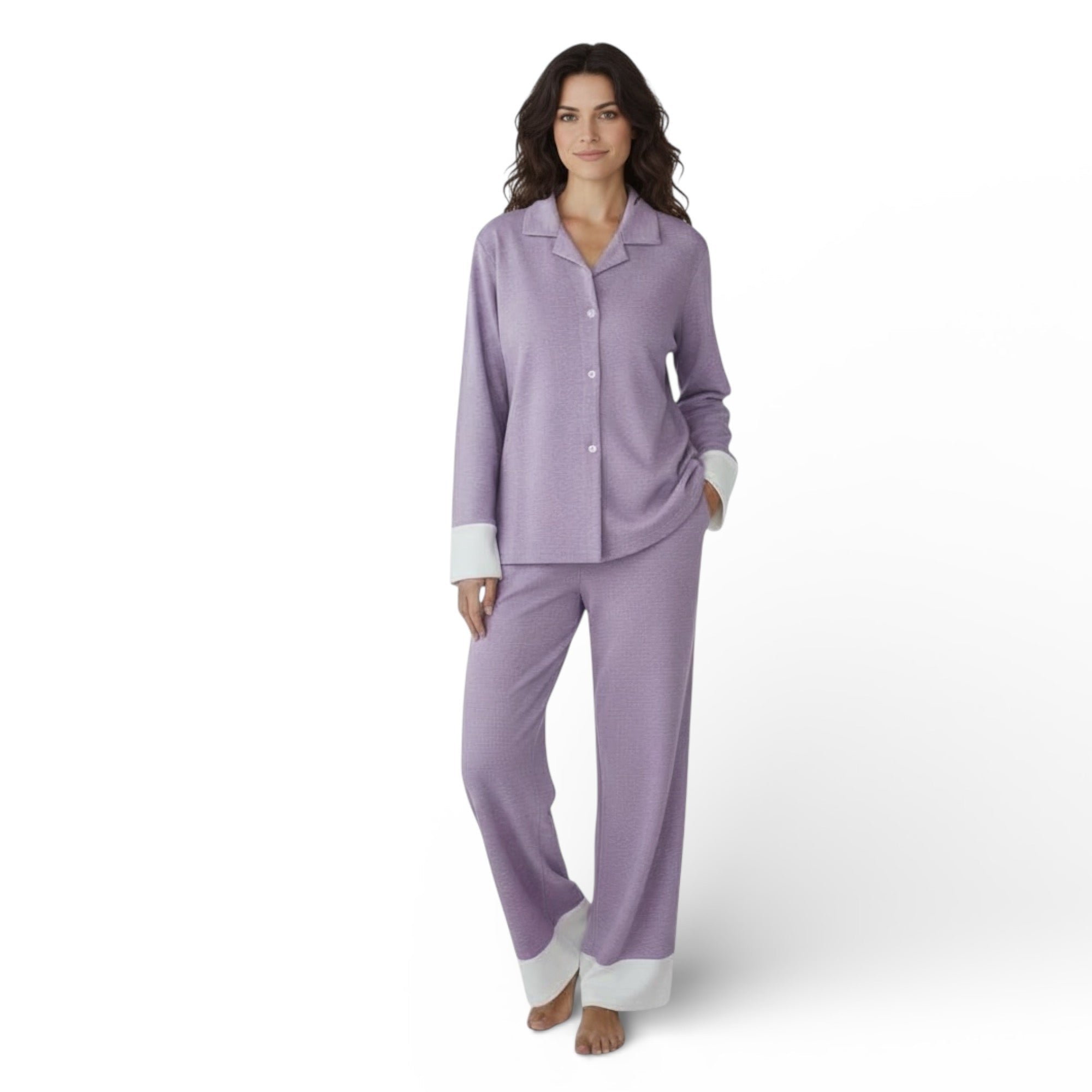 Pigiama Donna Punto Milano Aperto Davanti Ago e Filo Art.DWM 503 - Boutique dell'Intimo e del Neonato