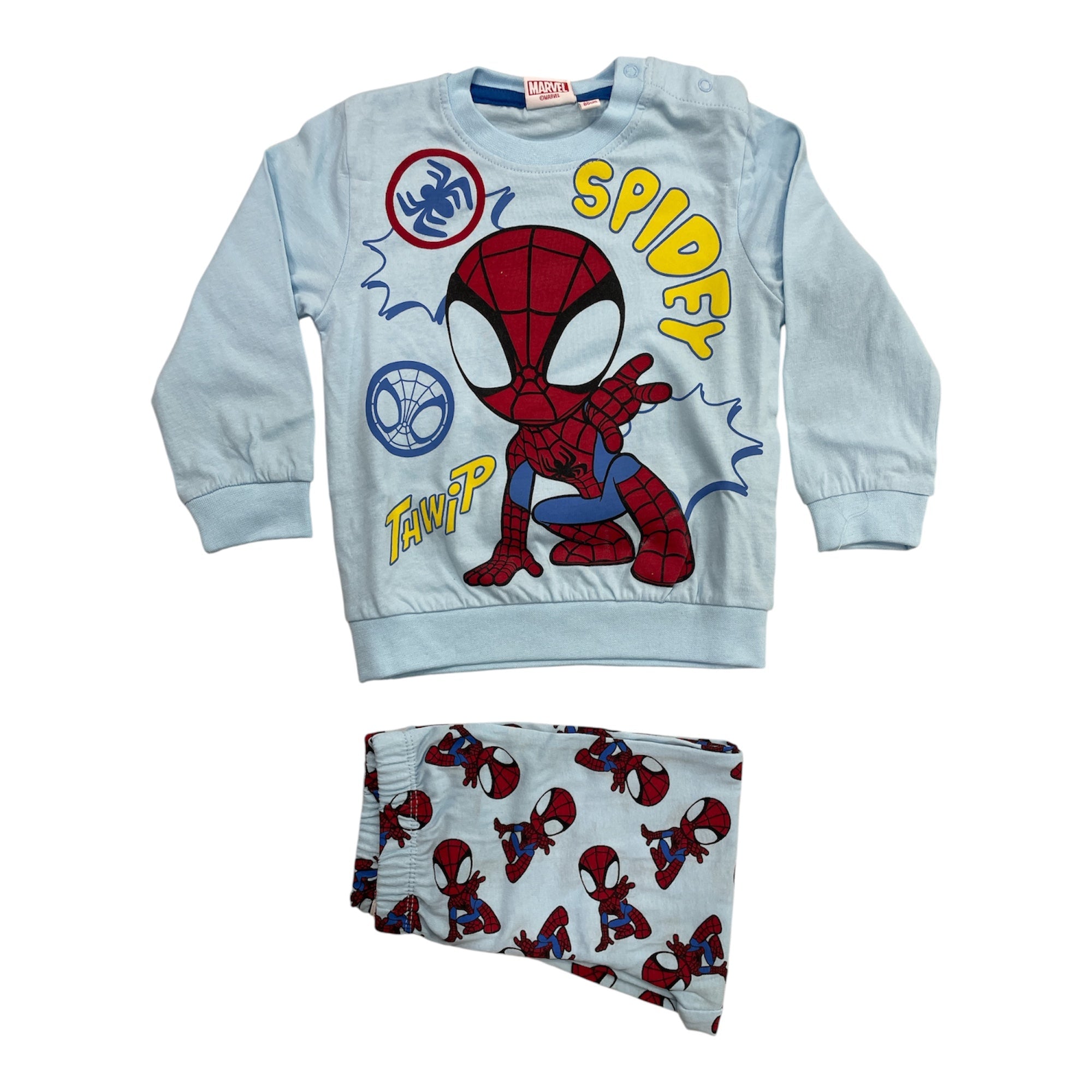 PIGIAMA LUNGO NEONATO COTONE JERSEY SABOR ART. MV32K1994 - DISNEY SPIDEY - Boutique dell'Intimo e del Neonato