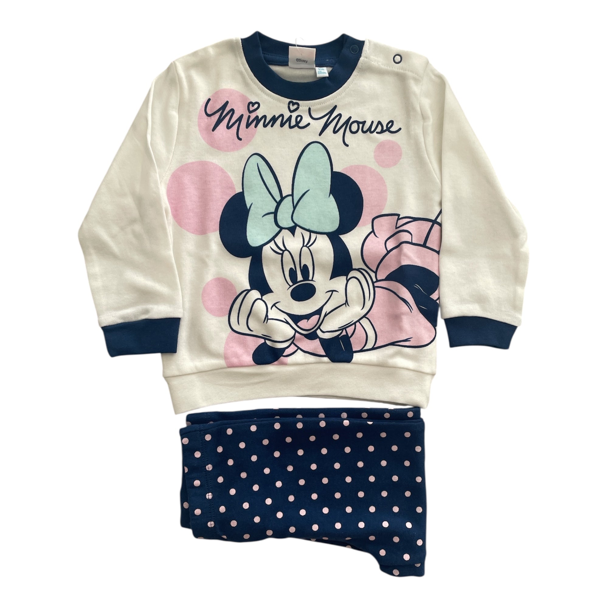 Pigiama Neonata Interlock Spalla Aperta Sabor Disney Minnie Art.DY32A6986 - Boutique dell'Intimo e del Neonato