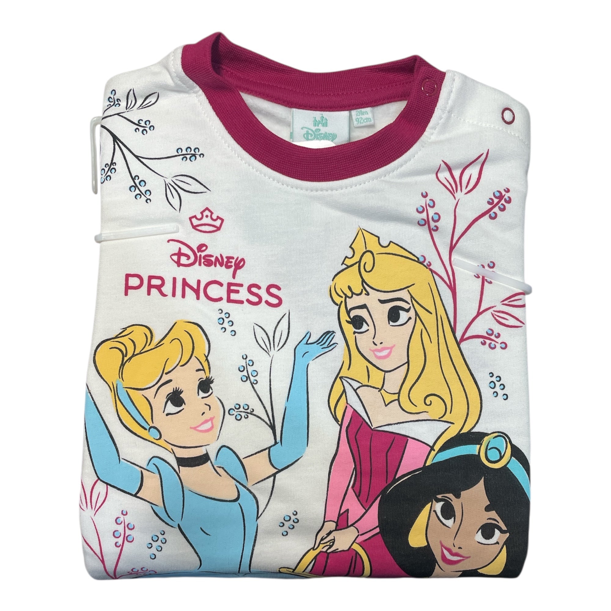 Pigiama Neonata Lungo in Cotone Felpato Spalla Aperta Sabor PRINCESS Art.DY32A8270 - Boutique dell'Intimo e del Neonato