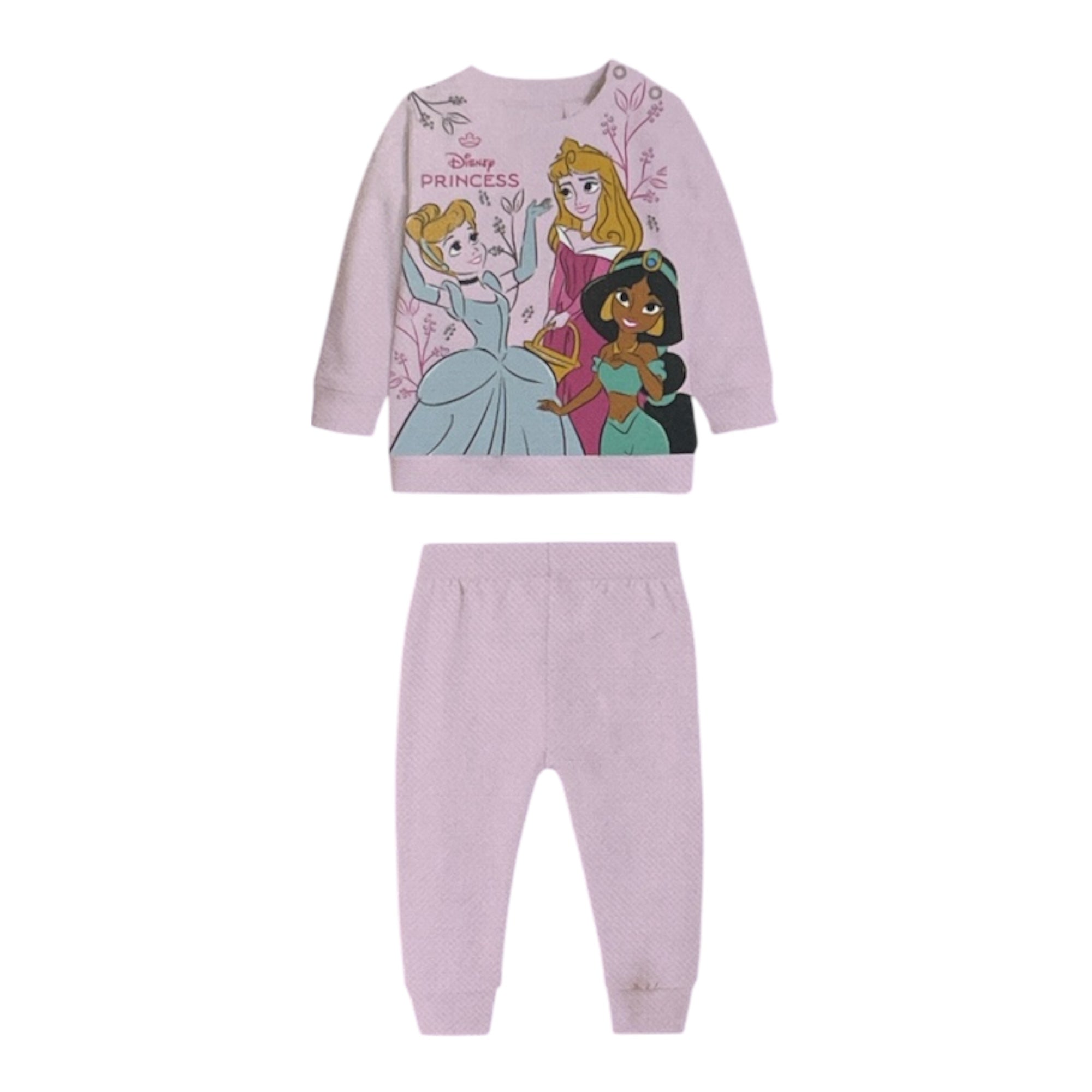 Pigiama Neonata Lungo in Cotone Felpato Spalla Aperta Sabor PRINCESS Art.DY32A8270 - Boutique dell'Intimo e del Neonato