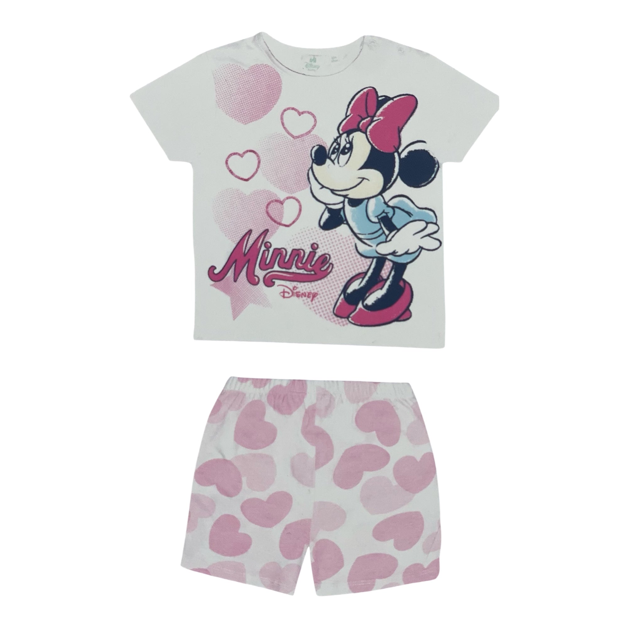 Pigiama Neonato Corto in Cotone Jersey Sabor Disney Minnie Art.DY34K2013 - Boutique dell'Intimo e del Neonato