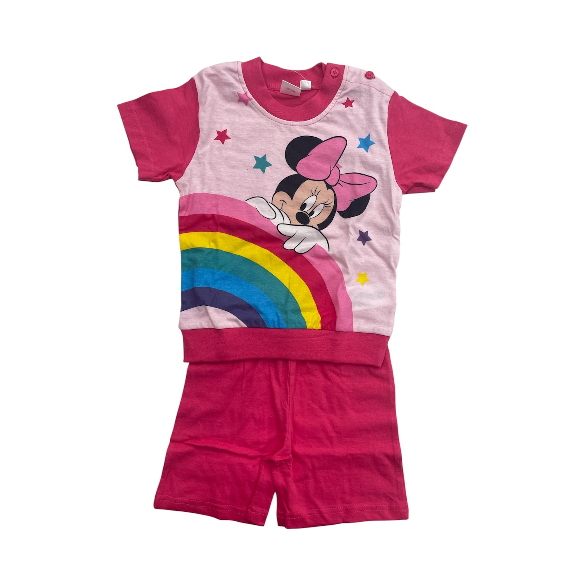 Pigiama Neonato Corto in Cotone Jersey Sabor Disney Minnie Art.MIN1435 - Boutique dell'Intimo e del Neonato