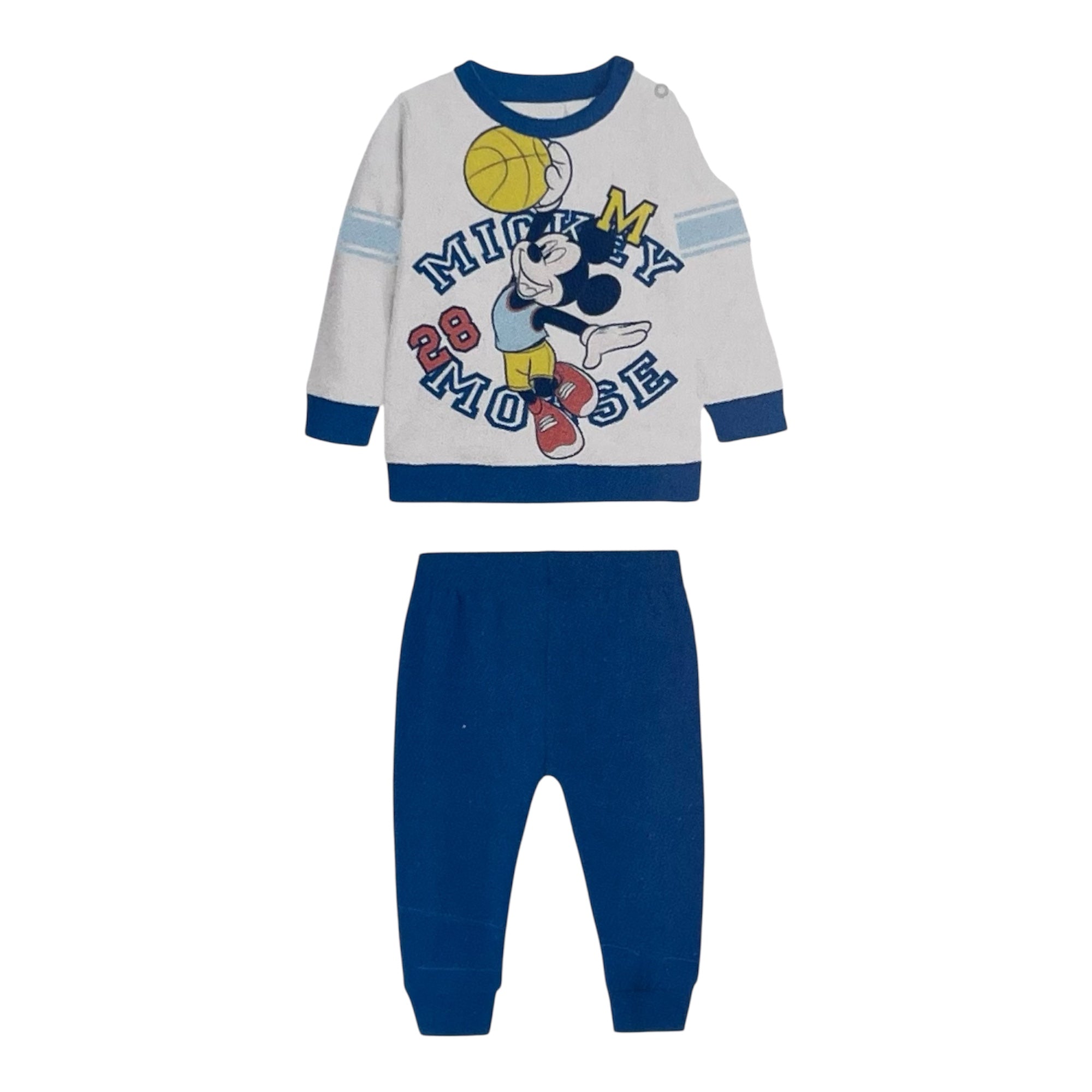 Pigiama Neonato Lungo Felpato Spalla Aperta Sabor Disney Topolino Art.DY32P8996 - Boutique dell'Intimo e del Neonato