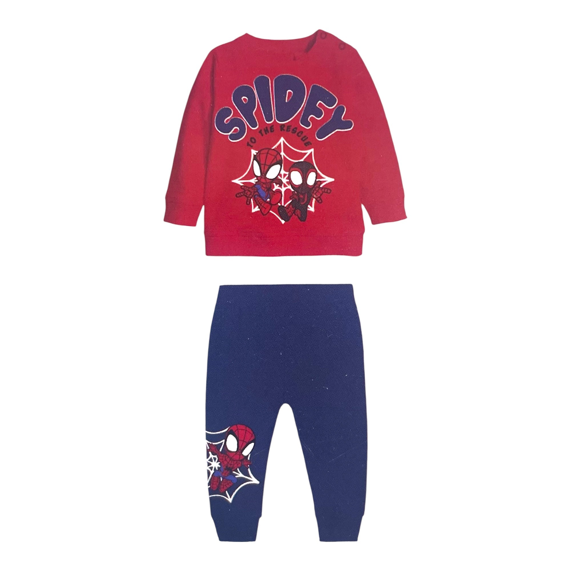 Pigiama Neonato Lungo Cotone Interlock Spalla Aperta Sabor Marvel SPIDERMAN Art.MV32A8259 -Boutique dell'Intimo e del Neonato
